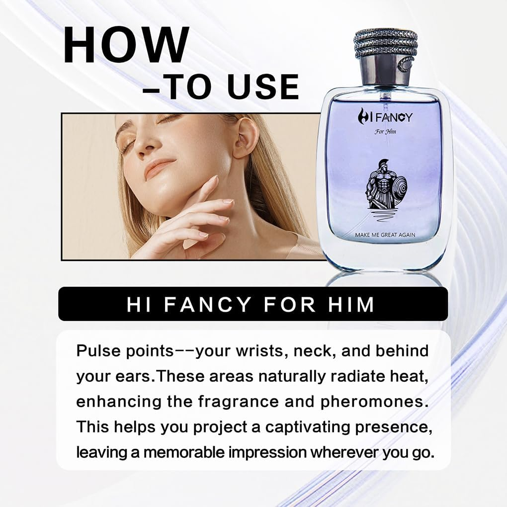 EUIOOVM Full of Charm Cologne for Men with Unique 50Ml Formula Choice for Gifts Formula 50Ml Fragrances Perfume Long image number 6