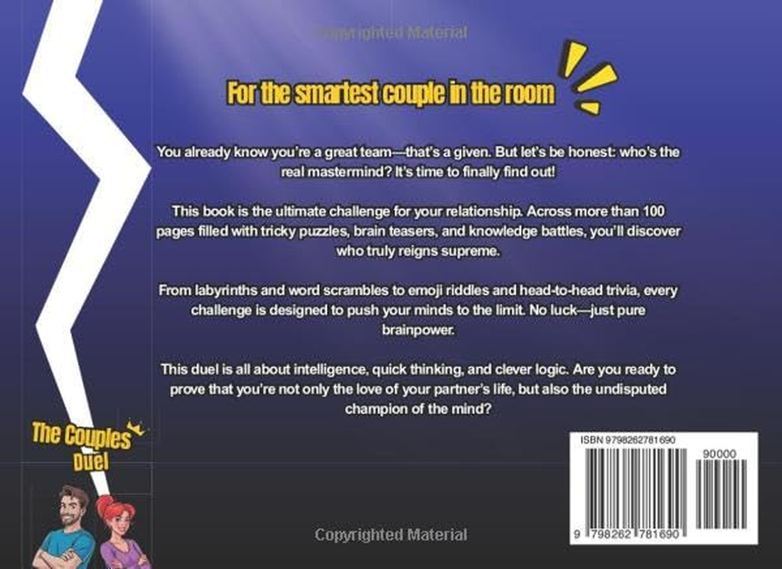The Couples Duel: Fun 1-On-1 Challenge Book for Date Nights & Game Nights image number 1
