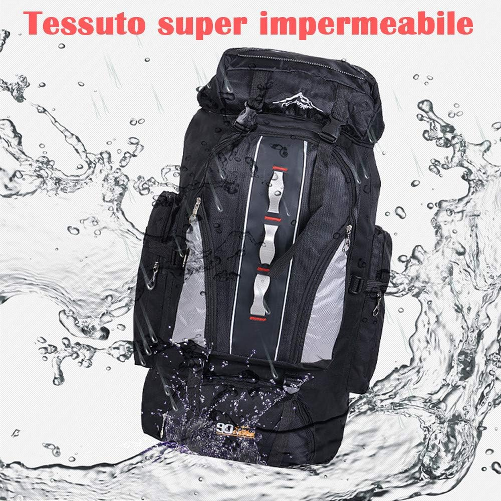 100L Ultra Lightweight Backpack Foldable Hiking Daypack, Morbuy Water Resistant Rucksack Travel Day Bag for Men Women Outdoor Camping Mountaineering Walking Cycling Climbing