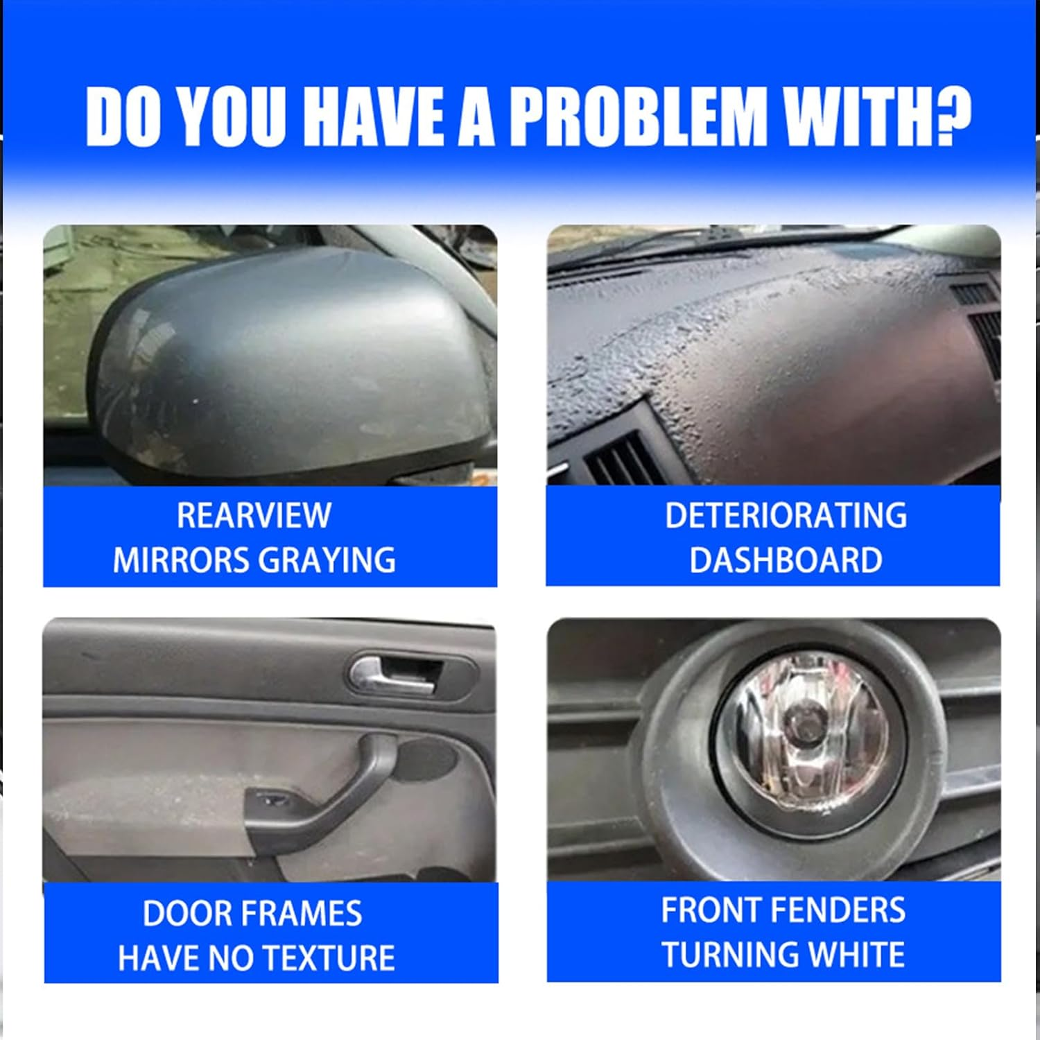 Ultimate Back to Black Plasticc & Trim Colour Restorer, 50G - Car Polish Cream with Sponge for Coating Long Lasting Metal Plating Parts Minor Scratch Dashboard Repair Vehicles Headlights image number 1