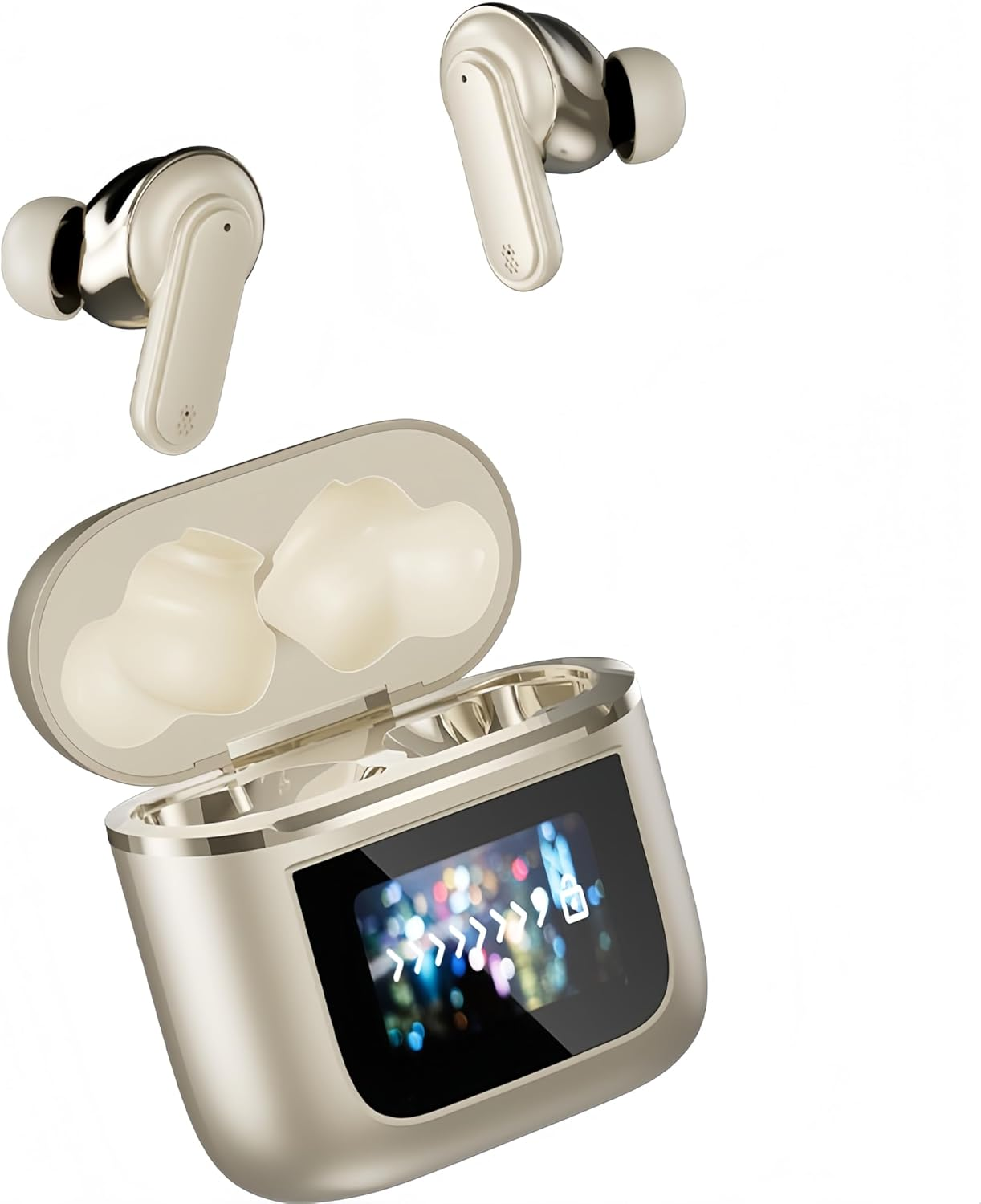 Dpofirs Voice Translator Earphones, Noise Reduction, Support of 74 Languages with 70 Accents Online, 4 Translation Modes, Wireless Translation Headset for Business image number 1