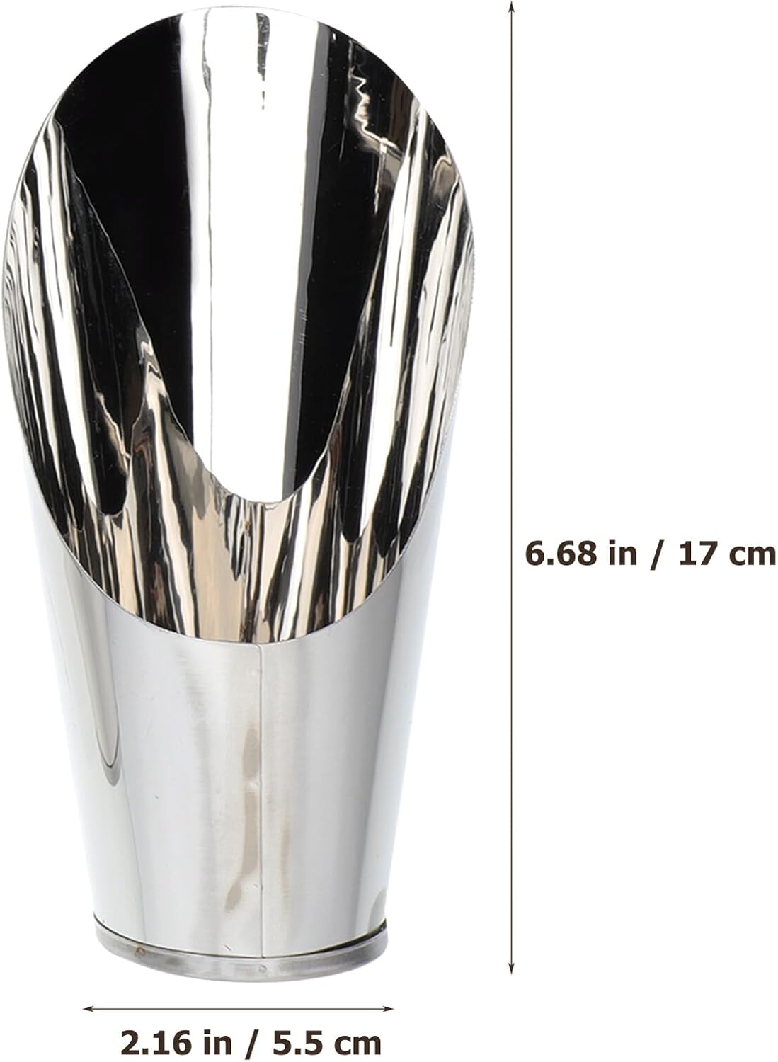 SHINEOFI Stainless Steel Bucket Scoop Gardening Handheld Soil Shovel for Planting and Transplanting, Large Planting Spoon Tool for Flower Pots and Garden Soil Digging