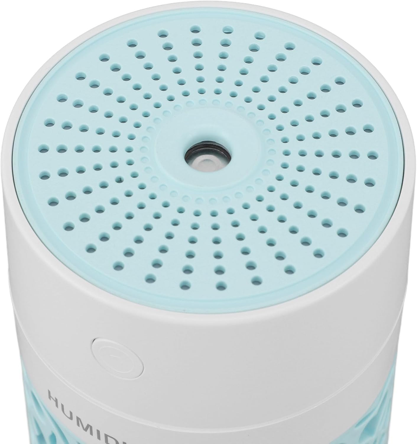 Car Mist Humidifier, Quiet 250ML Mini Car Diffuser Humidifier Large Spray Volume for Desktop (Light Blue)