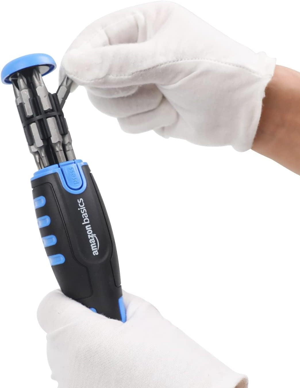 Amazon Basics 12-In-1 Magnetic Ratchet Screwdriver image number 5