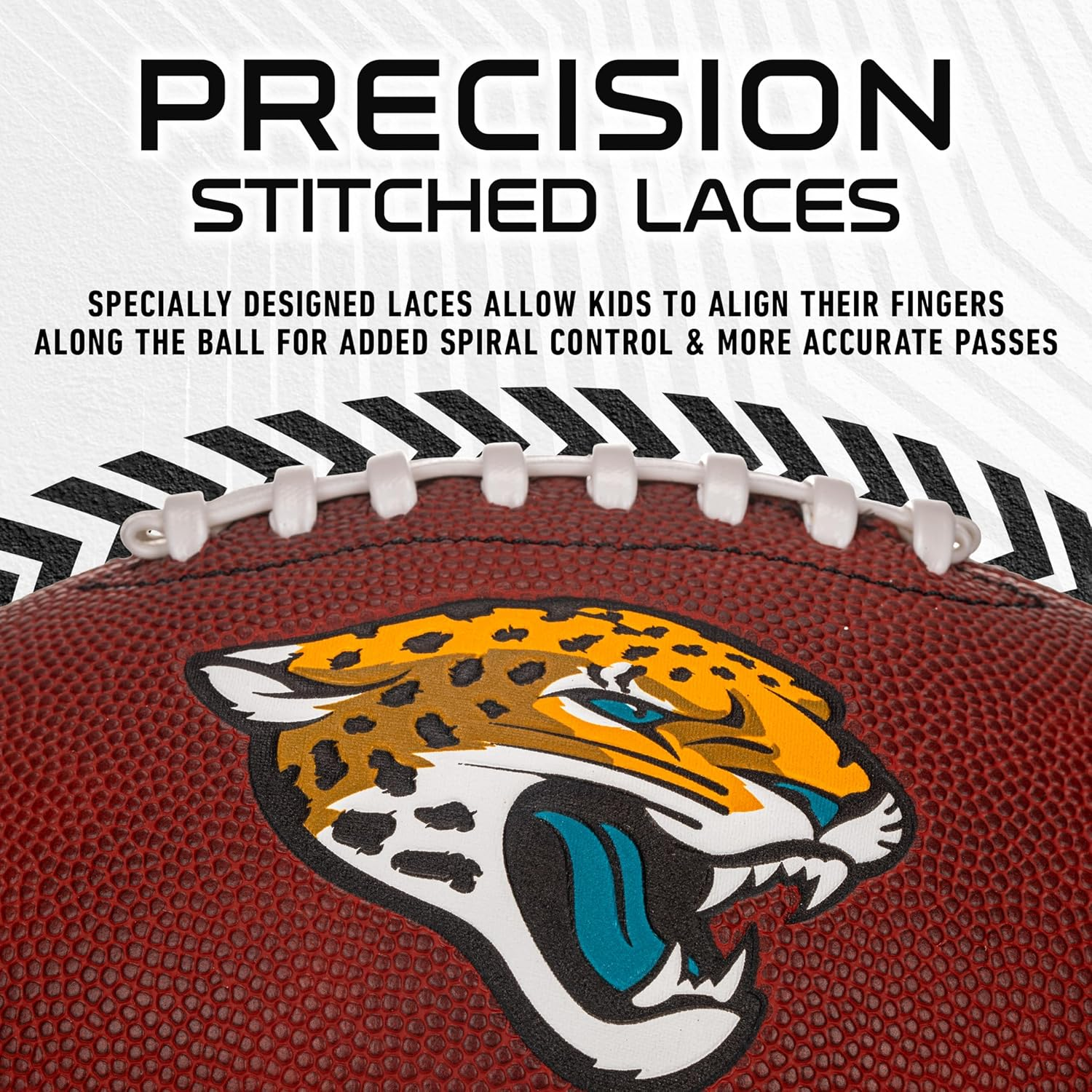 Franklin Sport NFL Team Football - Youth Junior Size Football for Kids - Official NFL Team Logo + Colors Youth Football - Kids NFL Fan Shop Football image number 3