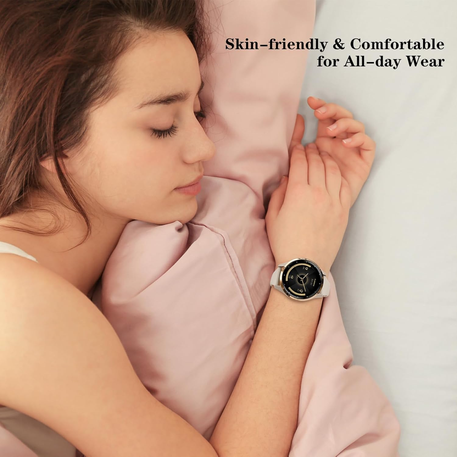 Everact 5 Pack 18Mm Slim Silicone Watch Band Compatible with Garmin Venu 3S 41Mm/Vivoactive 4S/ Venu 2S/Vivomove 3S/Forerunner 255S/Forerunner 265S,Quick Release Sport Thin Soft Narrow Strap Wristband image number 1