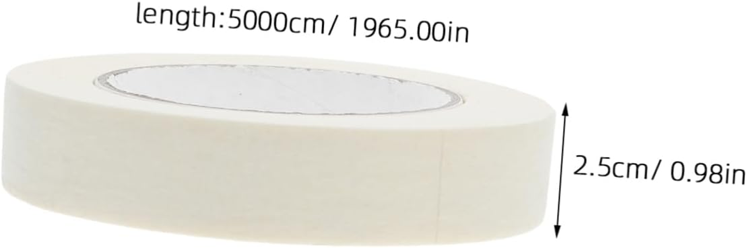 ARTIBETTER Masking Tape for Car Spraying Supply Painter Supply Writable Label Tearable Masking Tape for Painting Bulk Roll Adhesive Cover