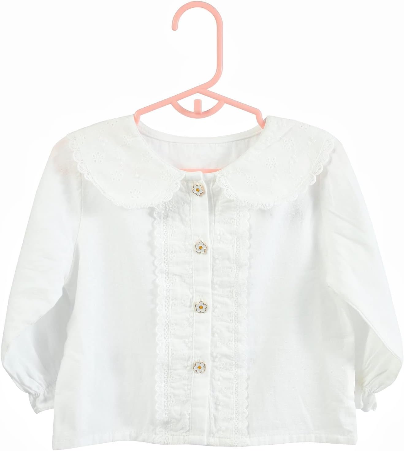 VIIBASE 40Pcs White Baby Nursery Closet Hangers,Non-Slip Laundry Infant Pant Hanger for Born Clothes Gift,Stackable Hangers,Save Space Ultra-Thin Child Coat Hanger for Girl Boy Toddler Kid