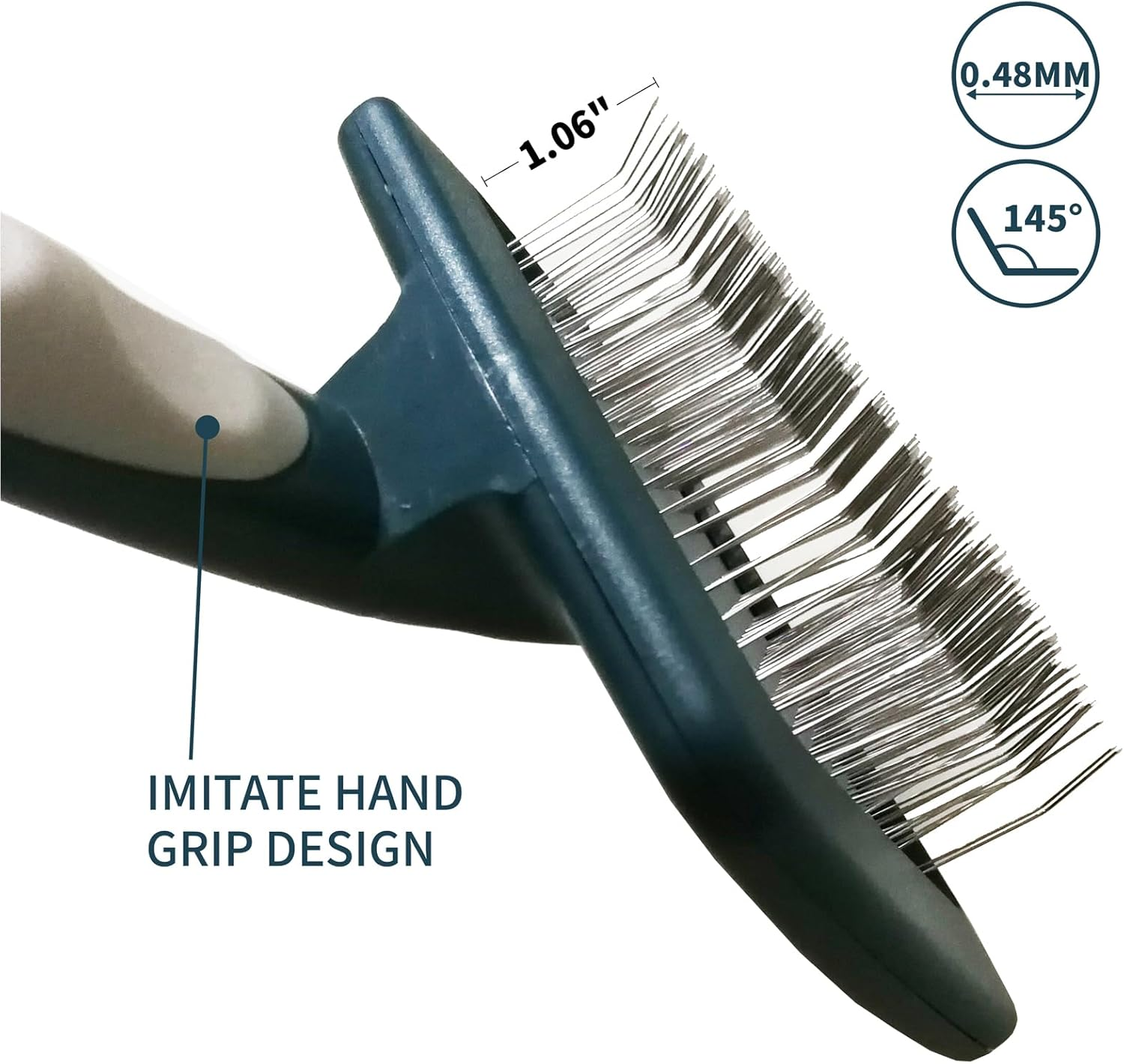 YIRU Goldendoodle & Poodle Brush for Dog Grooming,Slicker Dog Brush for Doodle Dogs,Long/Curly-Haired Dog Brushes,Large Dog Slicker Brush for Removing Loose Hair,Undercoat image number 4