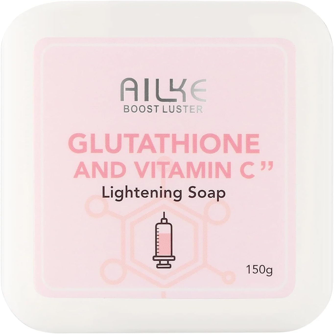 AILKE BOOST LUSTER, Smooth Skin, for Face and Body, with Glutathione, Vitamin C, Rich Bubbles, Handmade Goat'S Milk Bath Soap 150 G image number 4