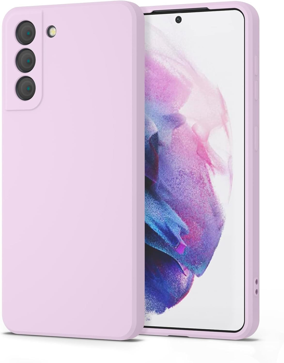 Silicone Case for Samsung Galaxy S21 Case, Silky-Soft Touch Gel Rubber Cover, Full Protective Case, Full Protective Case, Shockproof Anti-Scratch Case Cover for Samsung Galaxy S21 5G Case 6.2-Inch - Matcha Green image number 7