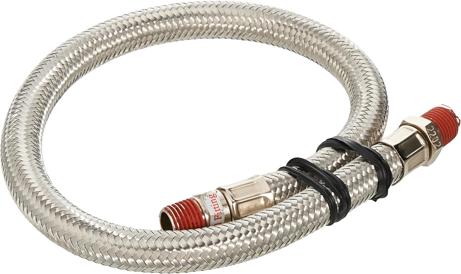Viair 92804 18" Stainless Steel Braided Leader Hose without Check Valve image number 3