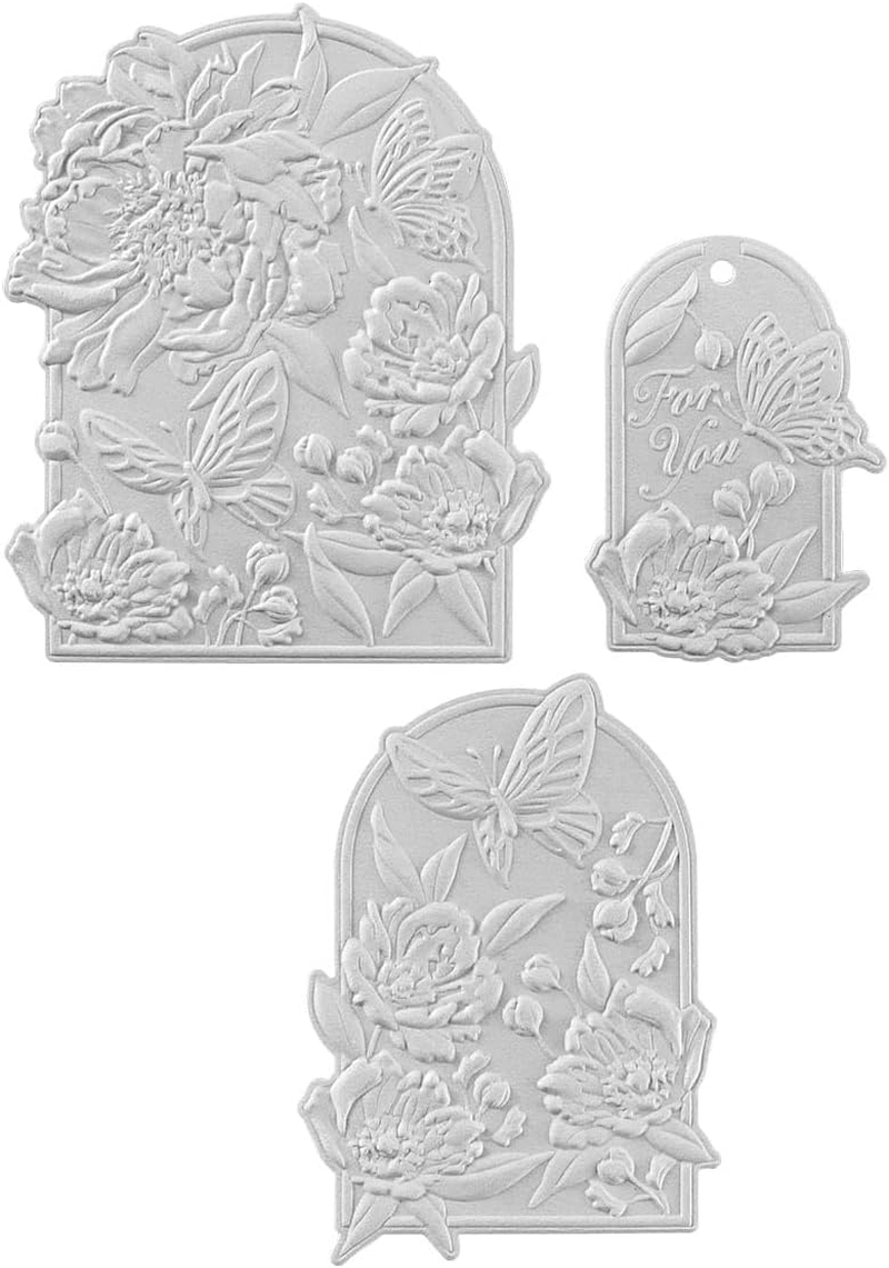 Spellbinders Floral for You 3D Emboss & Cut Folder from the Sealed 3D Botanicals Collection