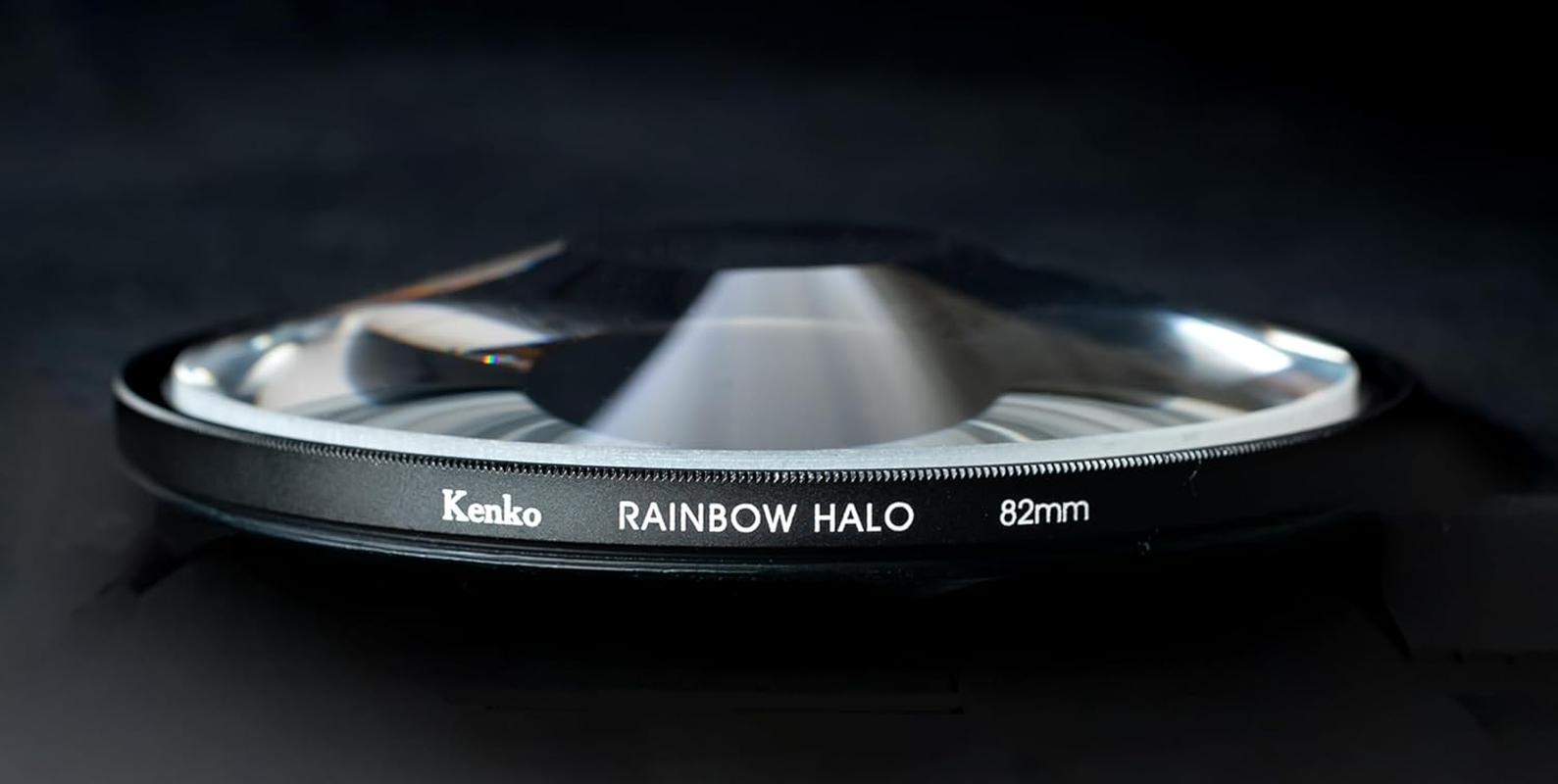 Kenko 738214 Rainbow Halo 82Mm Swirl Bokeh & Light Ring Effect Prism Filter with Soft Case Glass