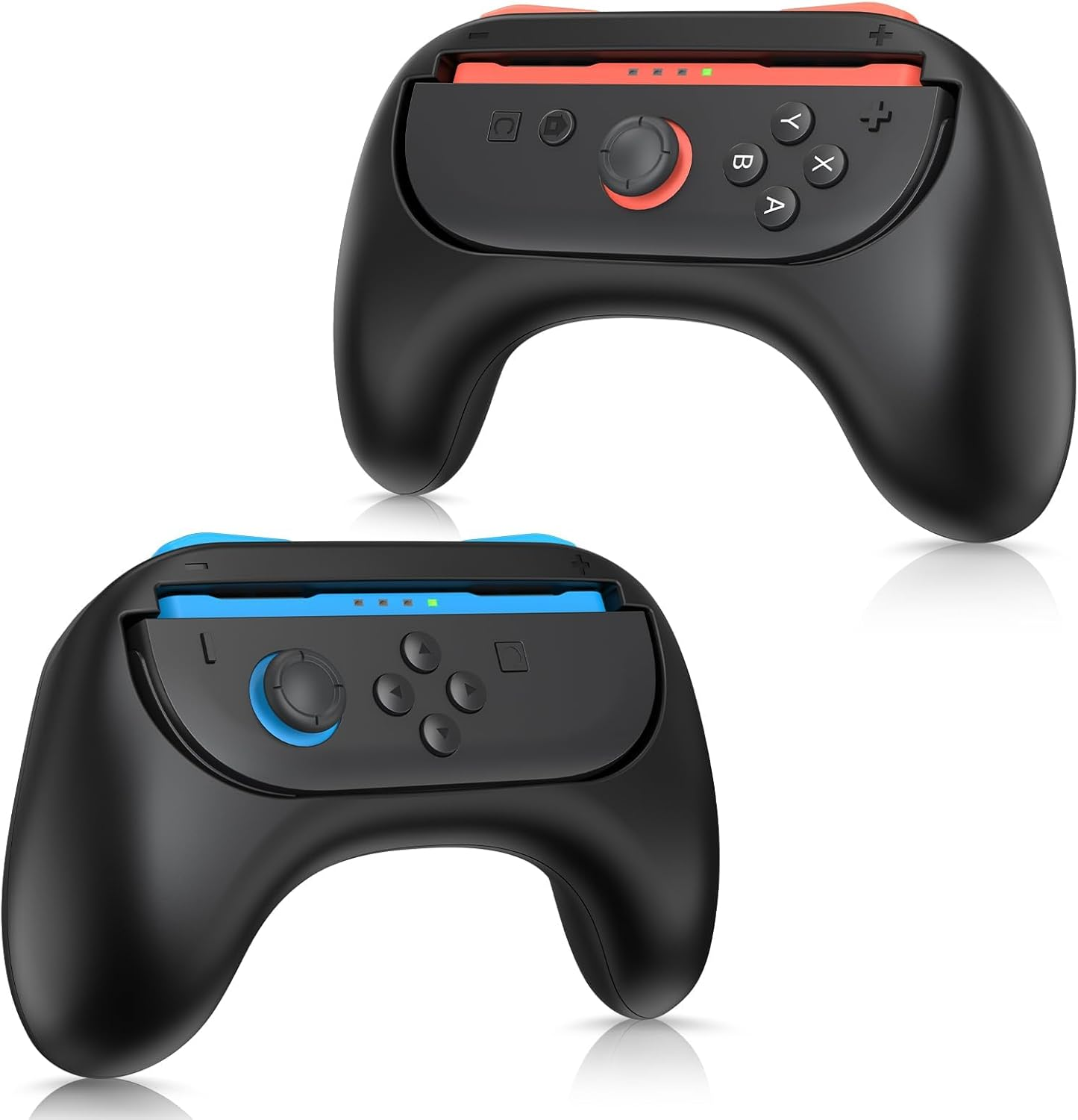 2-Pack Joycon Controller Grips for Switch 2 (2025)｜Ergonomic Replacement Hand Grips for Nintendo Switch 2 Joy-Con Controllers｜Non-Slip, Comfortable & Secure Hold for Enhanced Gaming (Black)​ image number 6