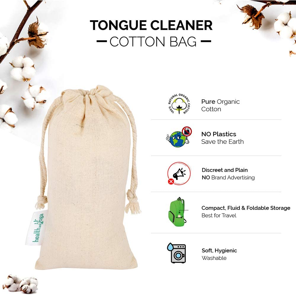 Healthandyoga(Tm) Qswipe Surgical Grade Tongue Cleaner Scraper - Bacteria Inhibiting, Non-Synthetic Grip - Sterilizable (Copper - 1-Pack) image number 1