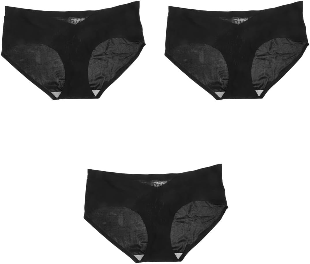 3Pcs Maternity Tights Cotton Underwear Low Waist Support Comfortable Nursing Pants for Pregnant Women image number 3