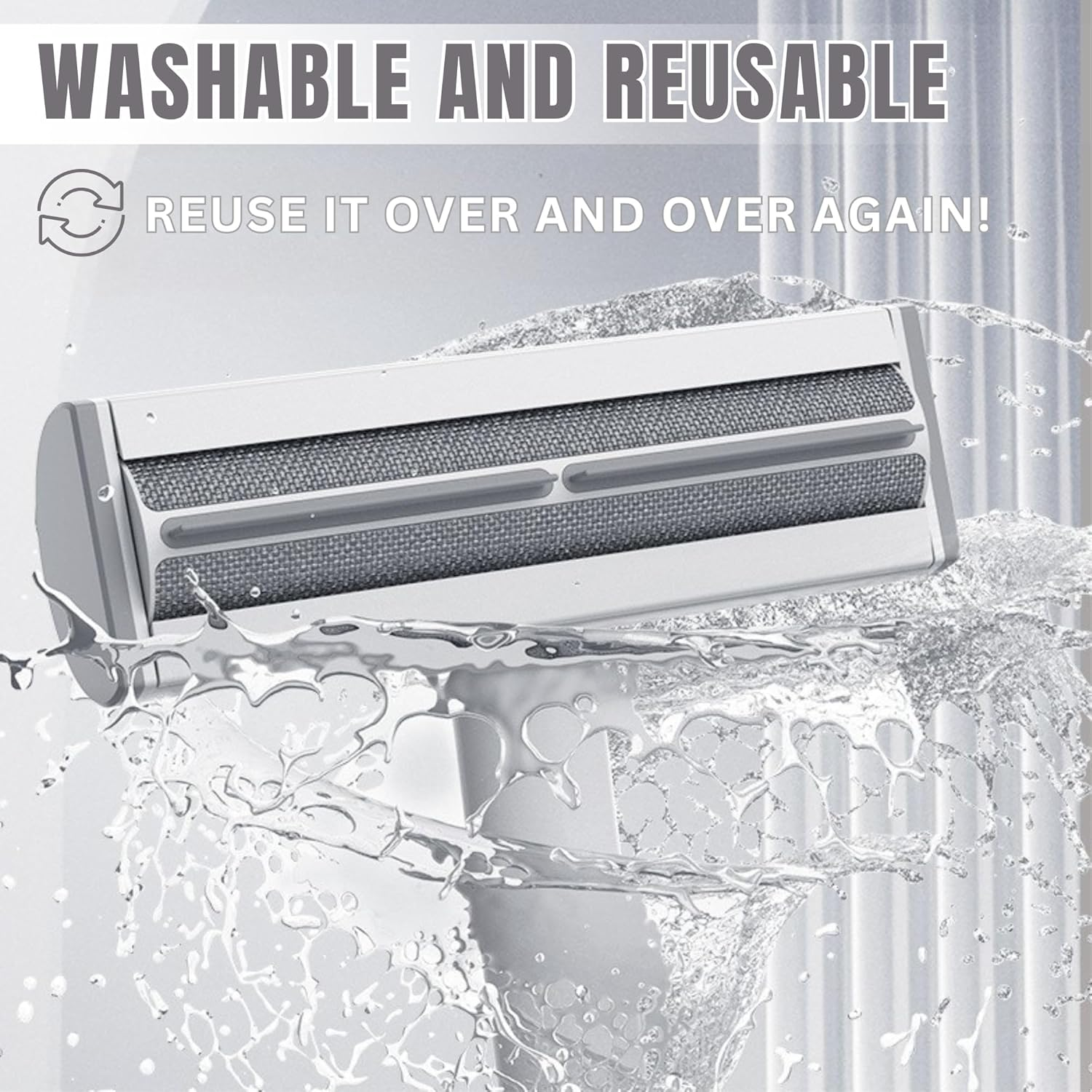 Pet Hair Remover Reusable Lint Roller Cat & Dog Hair Remover for Furniture, Clothing, Couch, Carpet, Bedding Portable Multi-Surface Removal Tool image number 1