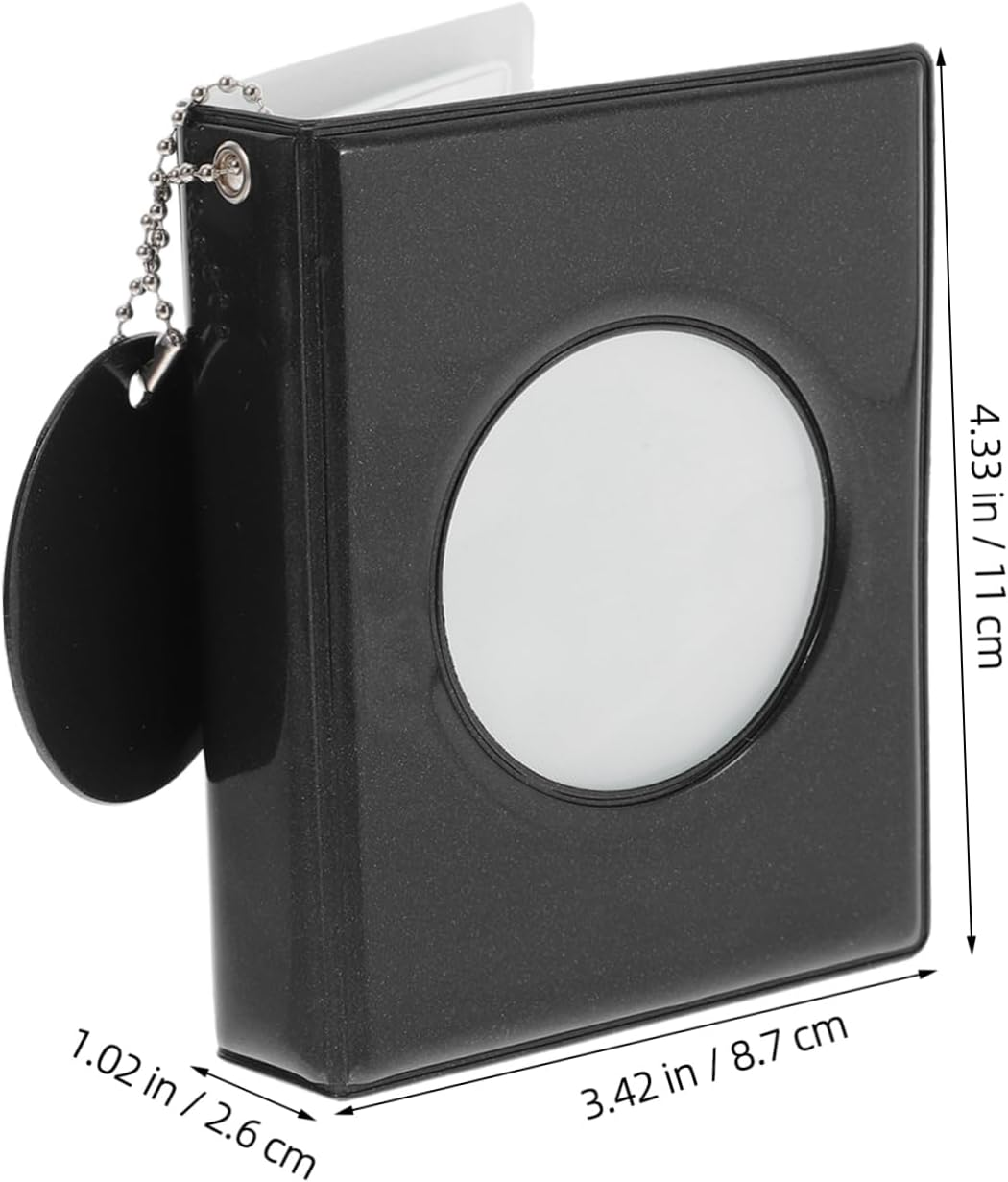 Garneck 2Pcs Photocard Display Mini Card Binder Stylish and Elegant Photo Card Holder Book for Collectors image number 4