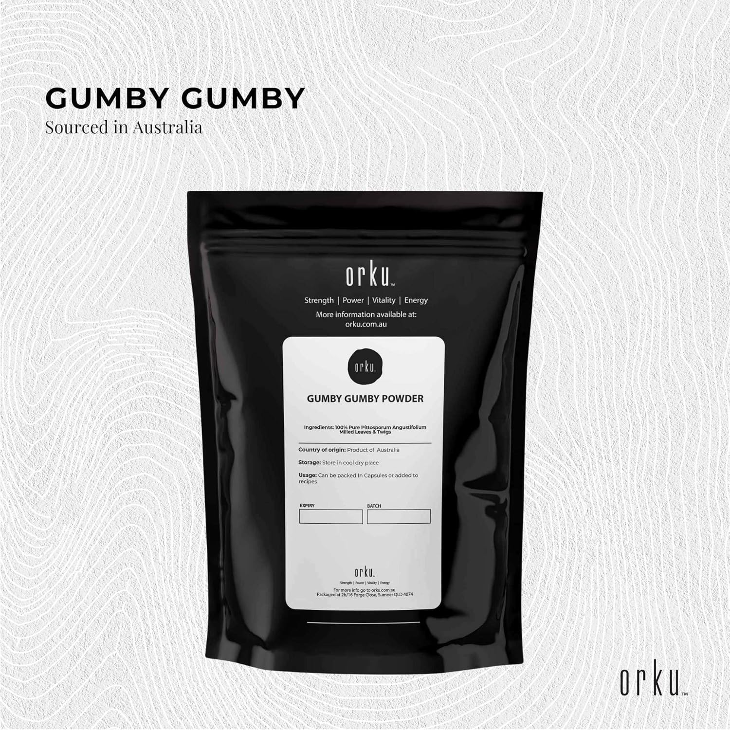 400G Gumby Gumby Pure Powder - Gumbi Aboriginal Plant Pittosporum Angustifolum image number 5