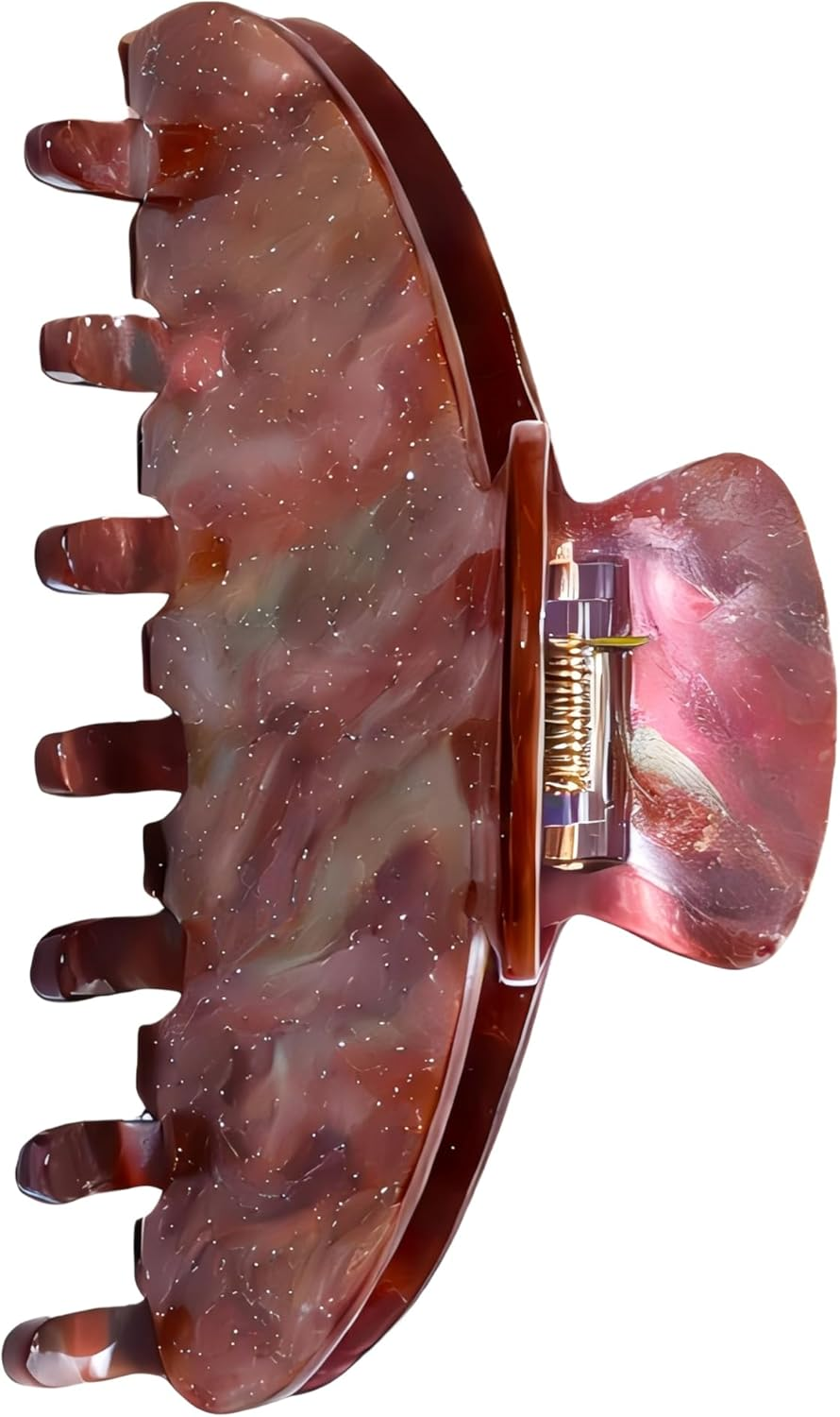 The Oideguiing Durable Acetate Hair Clips - 4-Inch Coffee Claw Clips for Fine and Thick Hair (Coffee) - Baby Blue image number 3