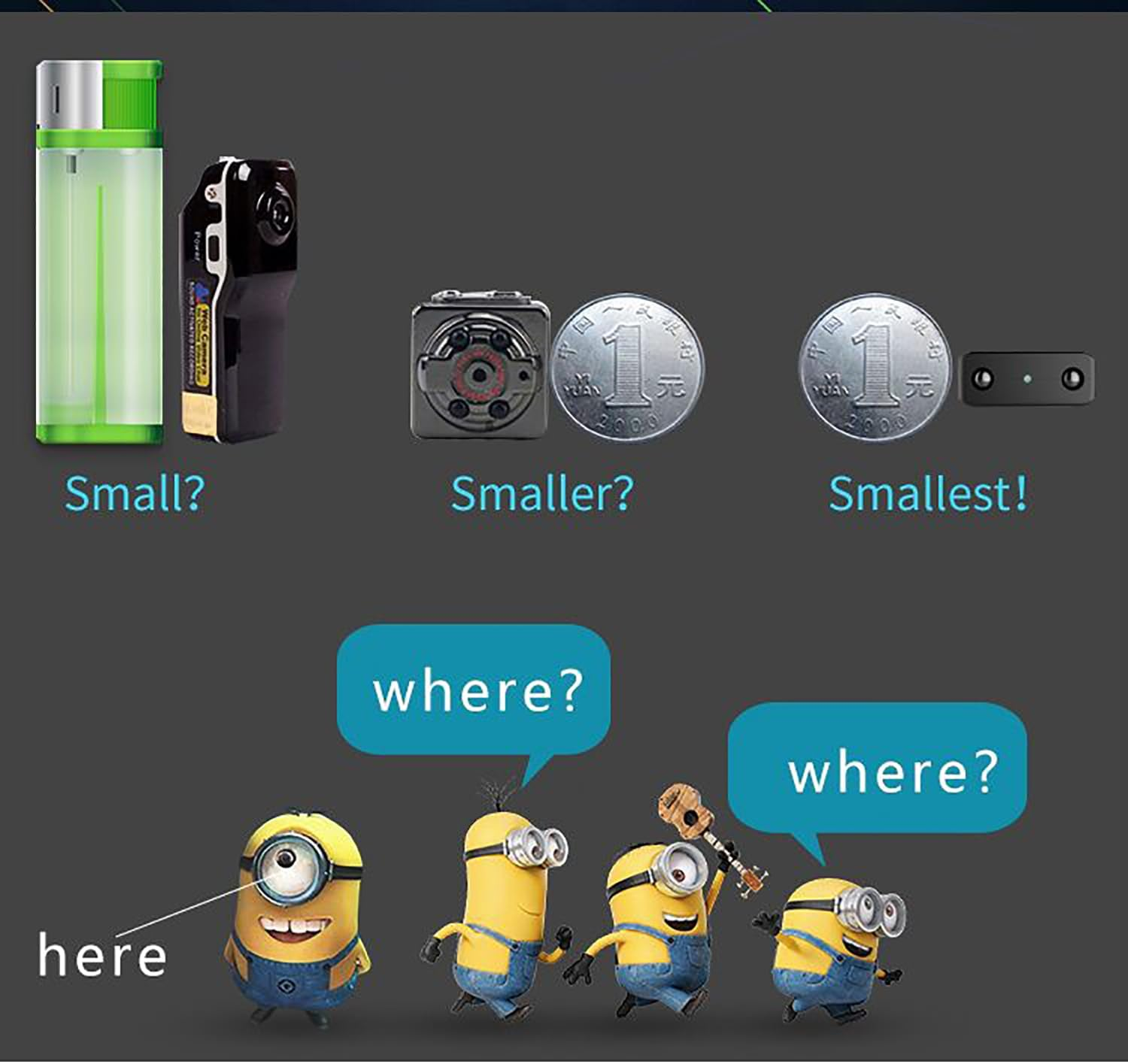 Smallest HD Camera with Night Vision,Motion Detection,Sd Card Storage, Nanny Surveillance Camera Wirel with O,Securi Camera Indoor-,Compat with Android,Ios Multicolor23 One Size image number 5