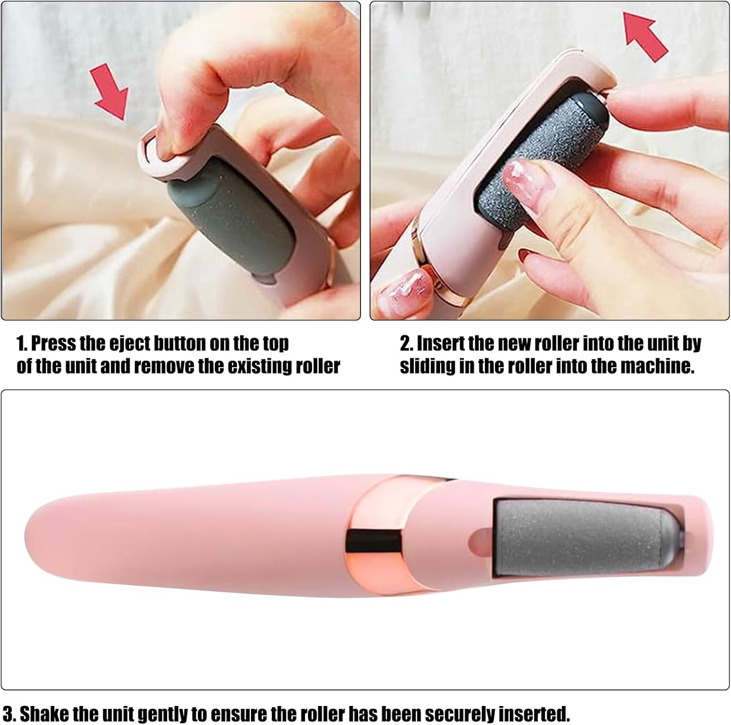 9 Pack Replacement Rollers Extra Coarse Rollers for Feet Roller Refill Heads Compatible with Finishing Touch Flawless Pedi Electric Tool File image number 3