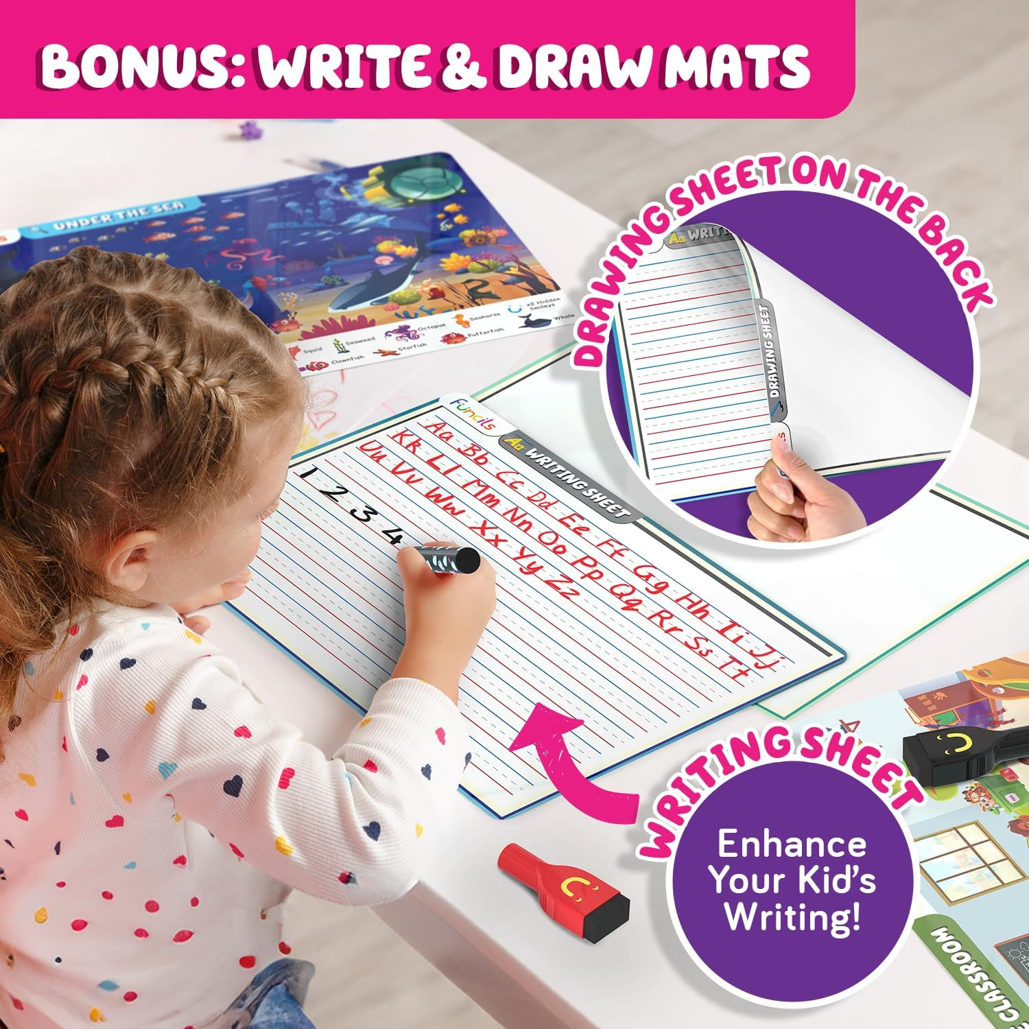 Search and Find for Kids & Toddlers - Preschool Learning Activity Book, Art and Craft Supplies, Seek Find Games, Birthday Gifts for Girls & Boys, Educational Toys for Ages 3, 4, 5, 6 Year Old image number 5