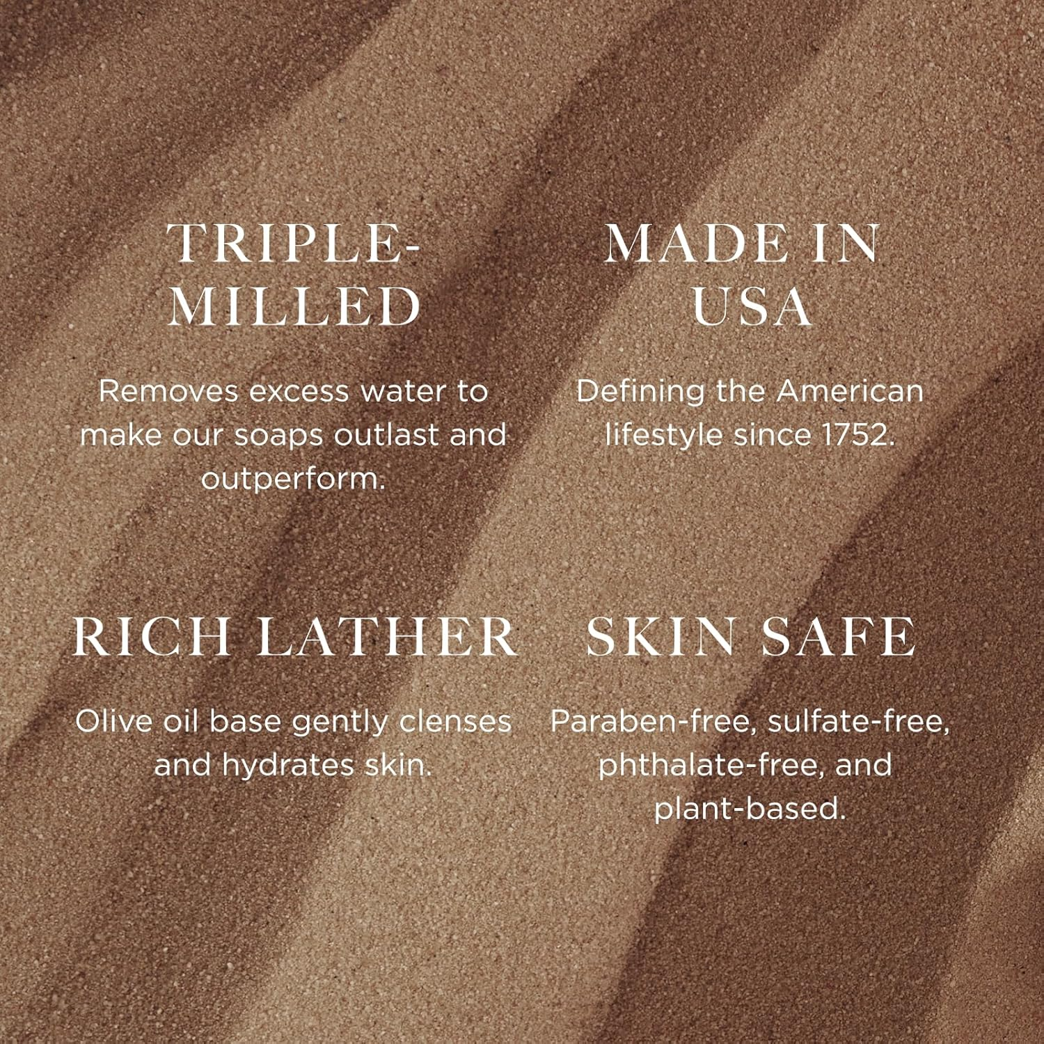 Caswell-Massey Number Six Natural Bar Soap for Men, Moisturizing Body Soap Bar for All Skin Types, Made with Essential Oils & Plant-Based Formula for Soft Skin, Made in USA, 5.8 Oz image number 3