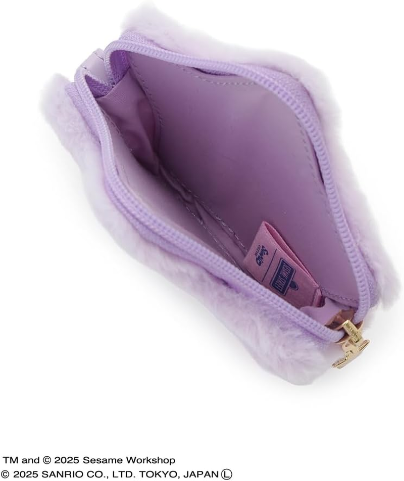 Abby X Little Twin Stars: Star-Shaped Fur Pouch - Purple (Lav) image number 3