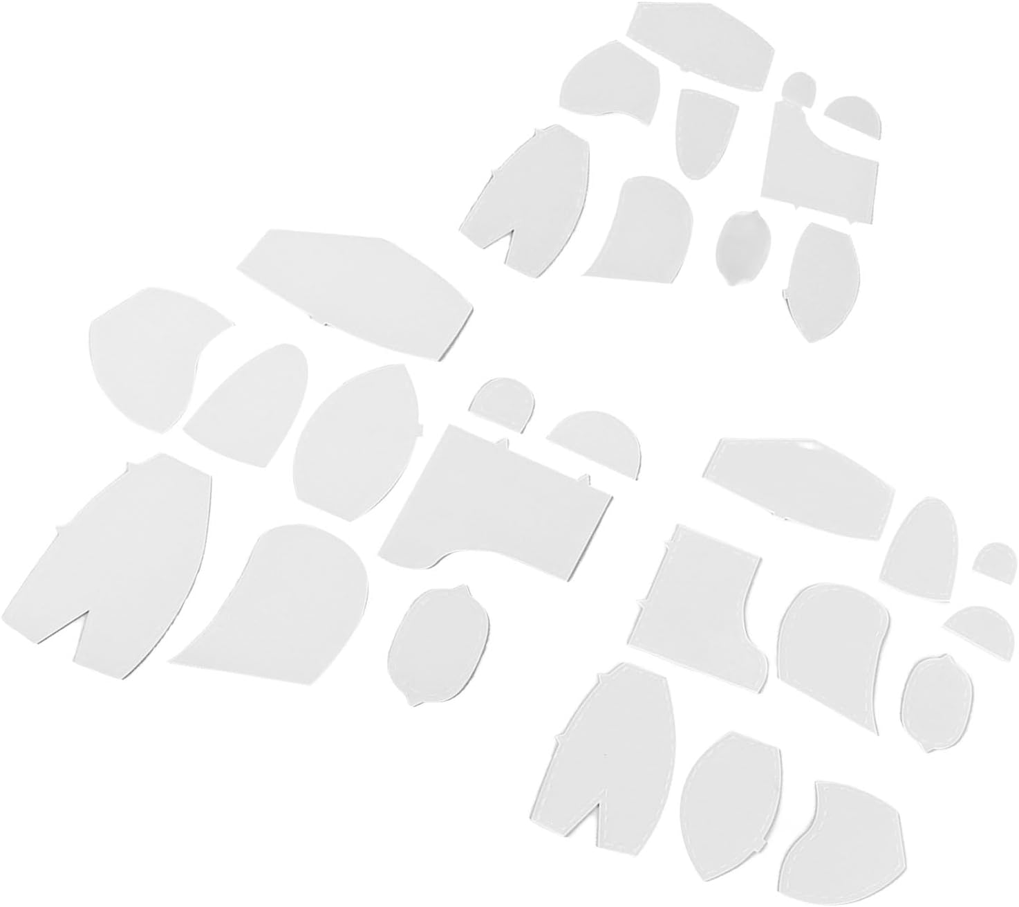 Memory Bear Template Ruler, Meaningful Art Craft Bear Sewing Template, Easy to Use, 30 Pieces Acrylic for Kindergarten image number 6