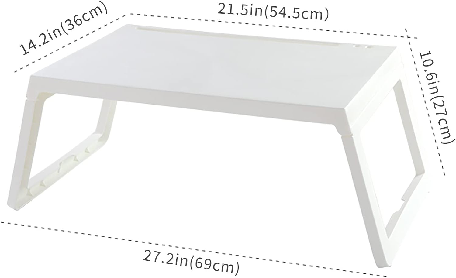 DAWNTREES Multifunction Laptop Bed Desk,Used as Laptop Desk and Bed Table Tray for Breakfast.Suitable for People Who Work in Bed. Student Gifts.