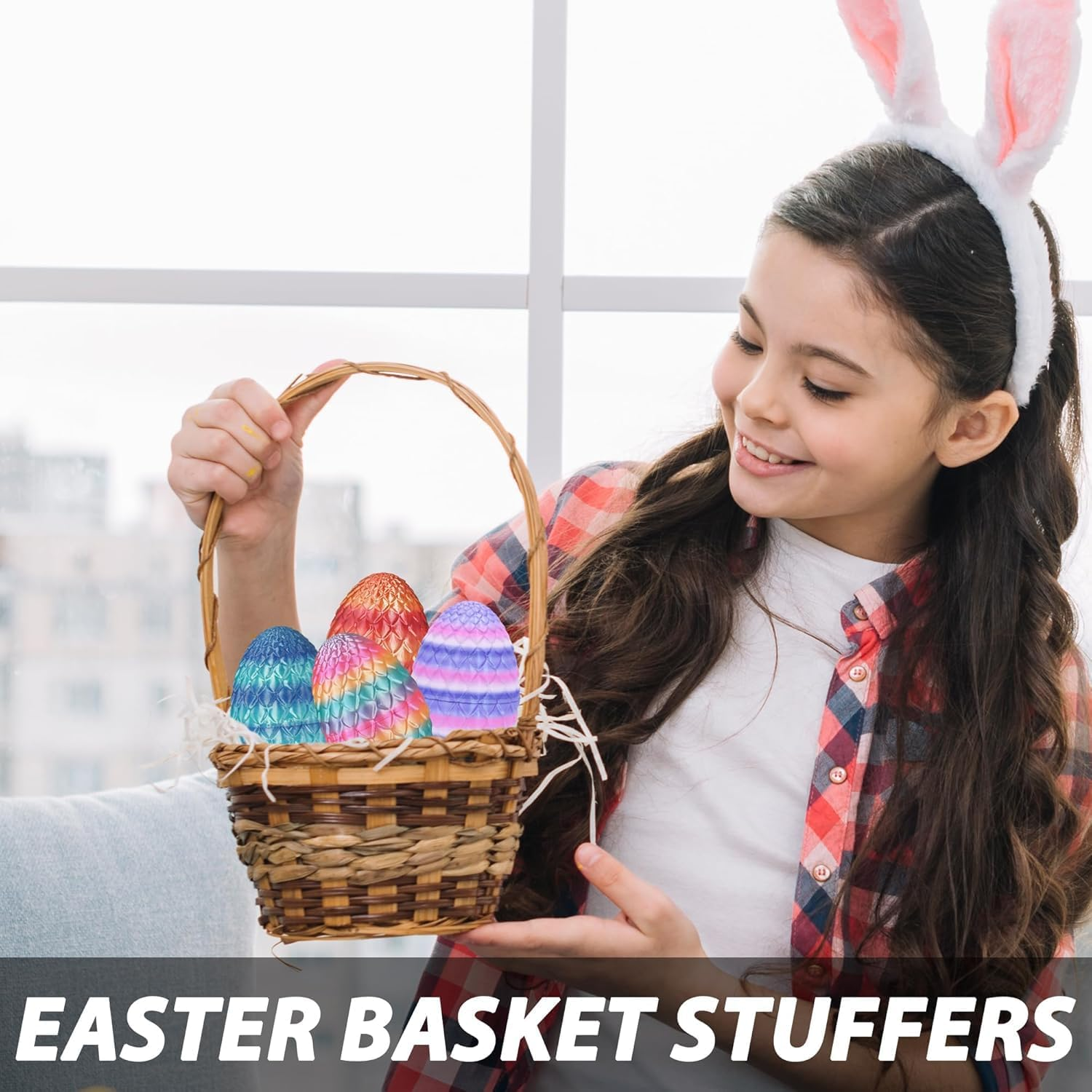 3D Printed Dragon Egg,Movable Articulated Crystal Dragon in Egg,Fidget Toy,Desk Figure Decor,Home Office Decor,3D Printed Gift Toy for Adults and Kids (Orange Red) image number 4