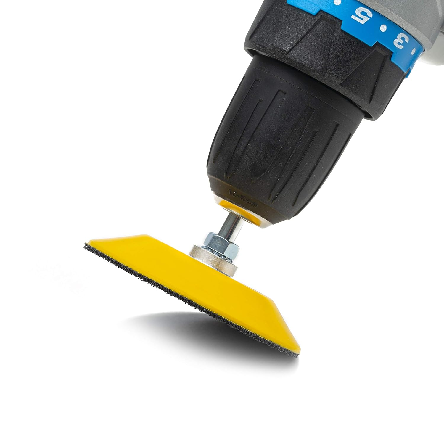 Glass Polish (75Mm) Backing Pad for Drill - Hook and Loop Rotary Backing Pad with Drill Attachment - GP12004 image number 5