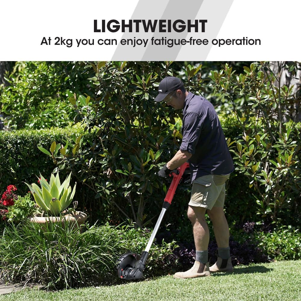 Baumr-Ag LN3 20V SYNC Cordless 2In1 Line Trimmer & Lawn Edger, with Battery and Charger Kit, Adjustable Head, Guide Wheel image number 2