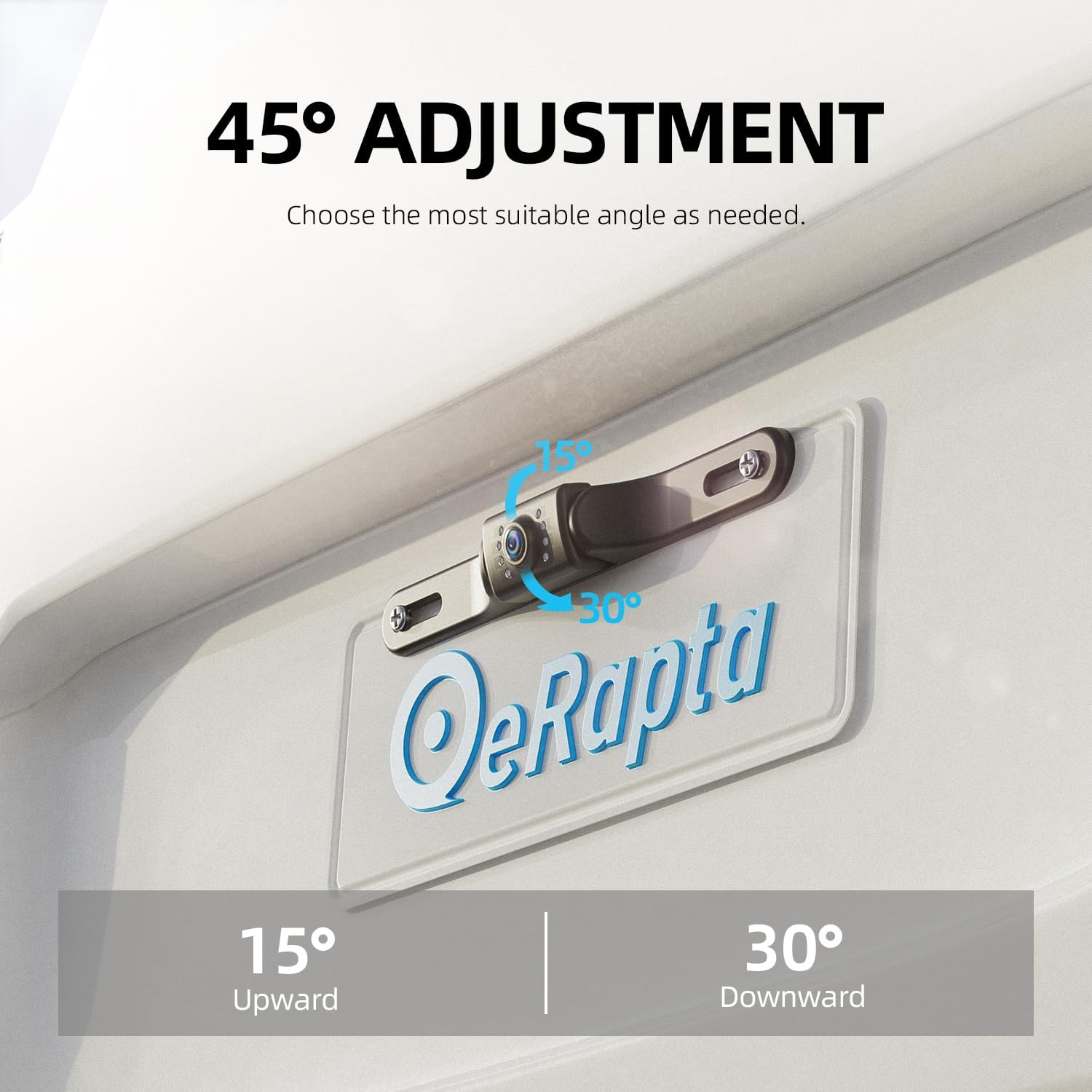 Erapta A43 Backup Camera, 4.3&rdquo;HD 1080P Rear View Monitor Kit with IP69 Waterproof, Night Vision, DIY Grid Lines for Car Truck Minivan image number 3