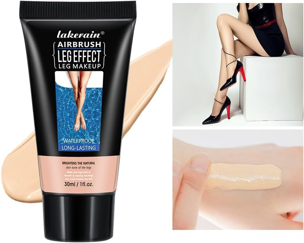 Airbrush Leg Makeup, Waterproof Long-Lasting, 30Ml, 3 Shades Available (FAIREST GLOW, 30Ml) - Fairest Glow image number 2