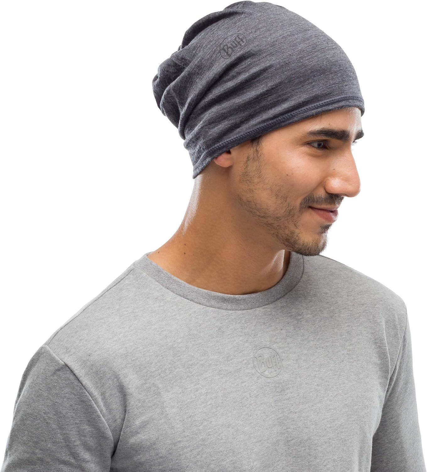BUFF Lightweight Merino Wool Neck Gaiter 100% Ethically Sourced Wool, Versatile, Temperature Regulating Face Mask, Adult Size - Mok image number 2