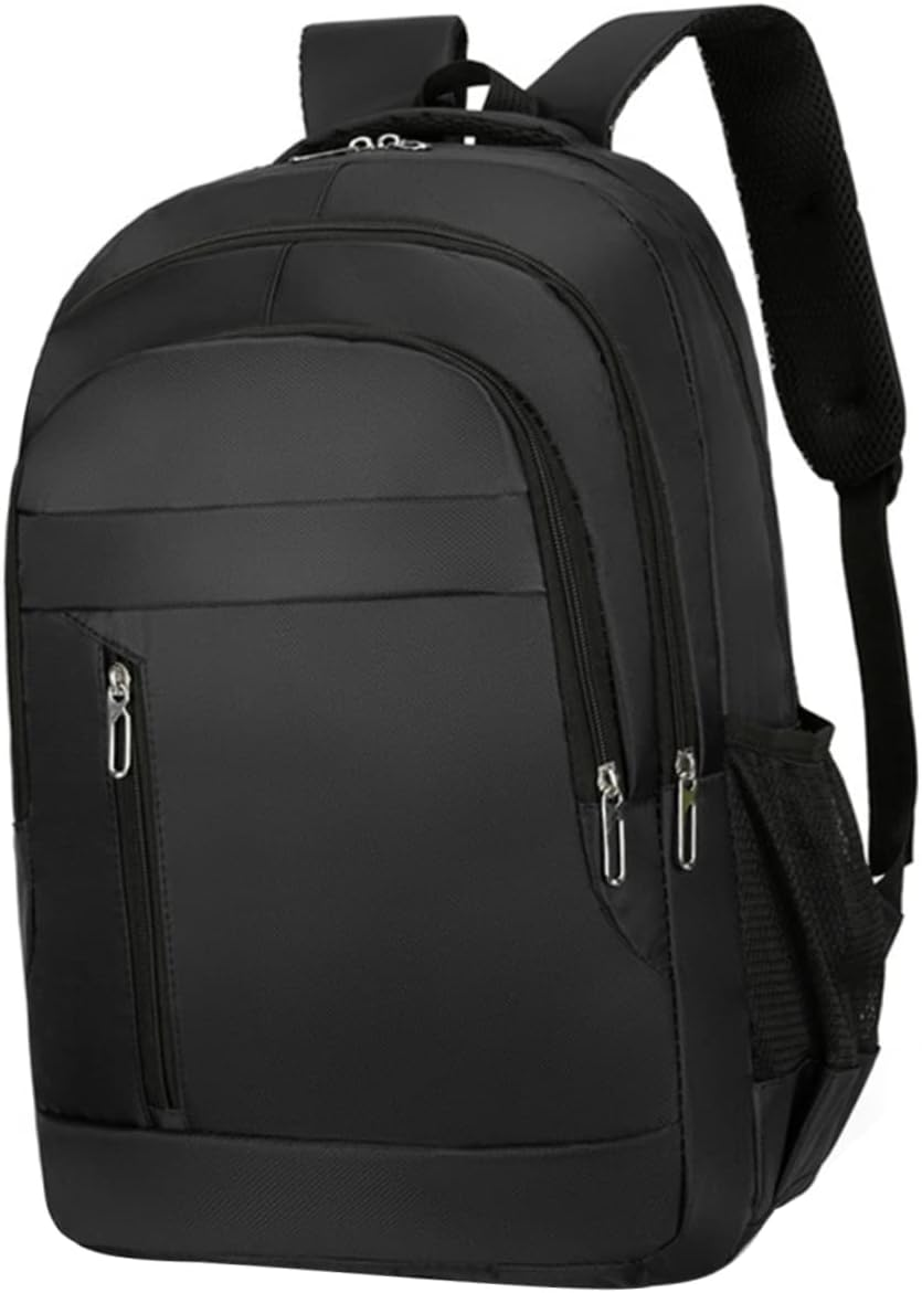 OSOLADY Oxford Cloth Black Backpack for Men, Business Laptop Travel Backpack with Large Capacity, Outdoor Shoulder Bag for Leisure, School and Work Random Style image number 4