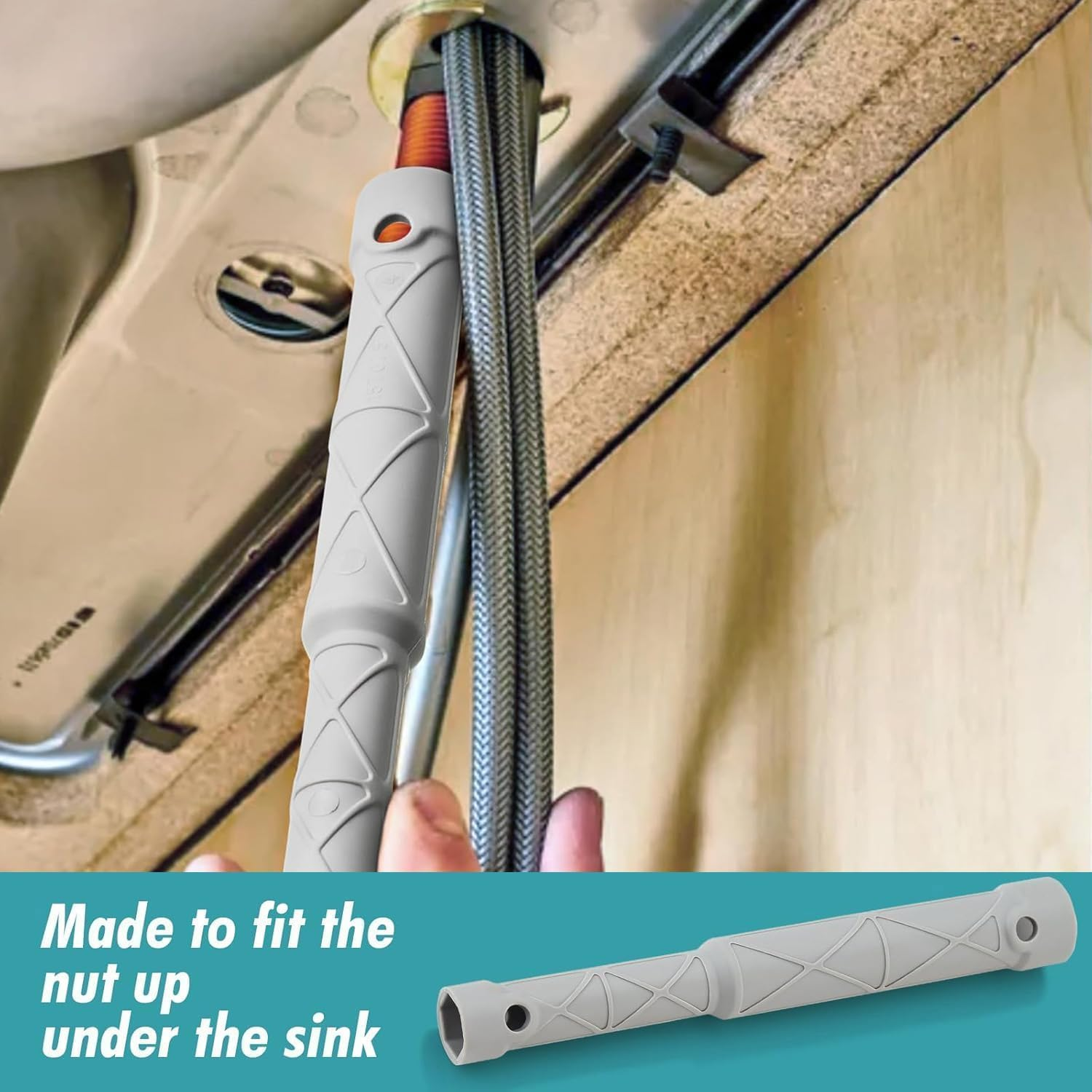 Moen118305 Faucet Installation and Removal Tools Compatible with Moen Kitchen Sink Faucet, Wrench for Tightening and Loosening image number 2