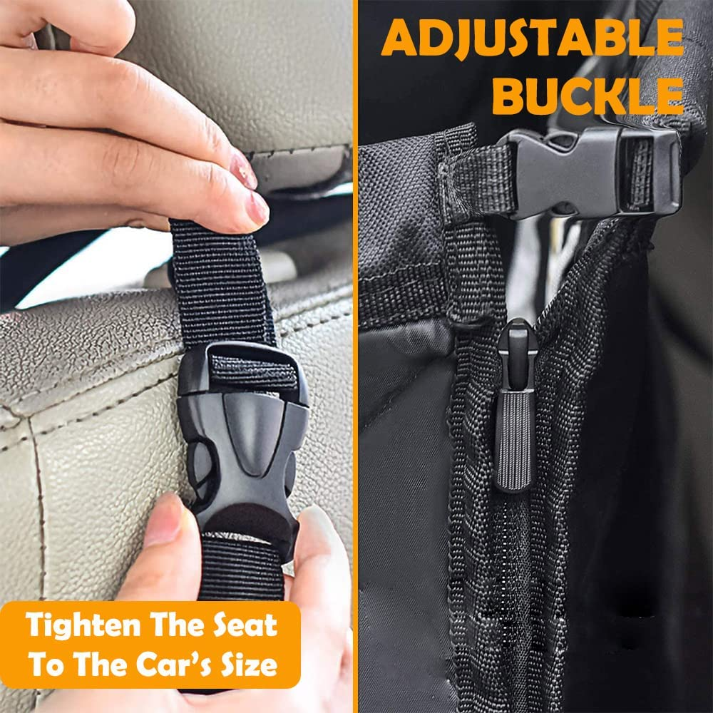 All-Season Pet Car Seat for Small&Medium Dogs,Foldable Dog Booster Seat for Car Back Seat,Dog Car Seats Puppy Carrier Fits Cars/Trucks/Suv 59Cm(L) *48Cm(W)*50Cm(H)