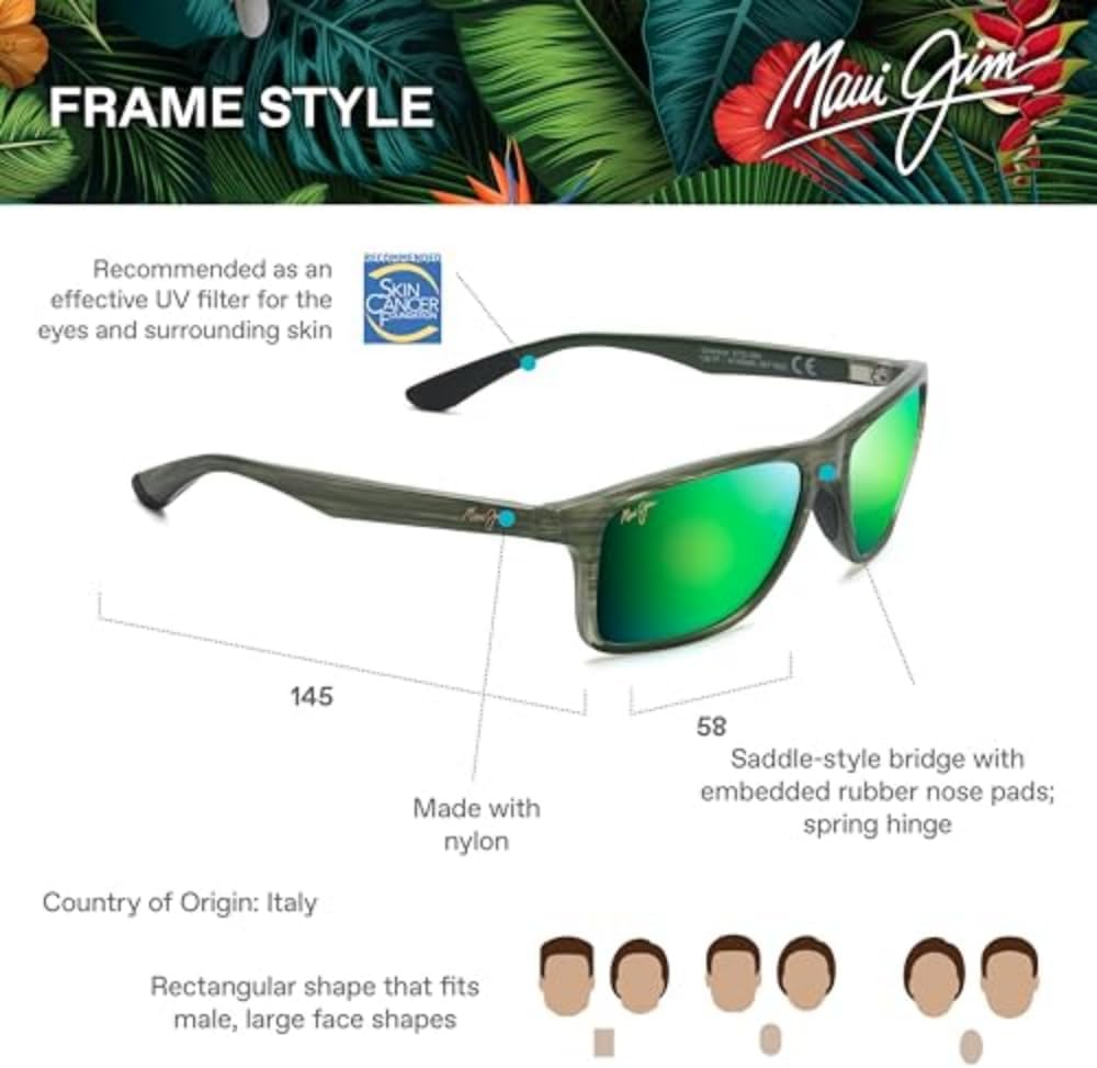 Maui Jim Men'S Onshore Non-Polarised Sunglasses
