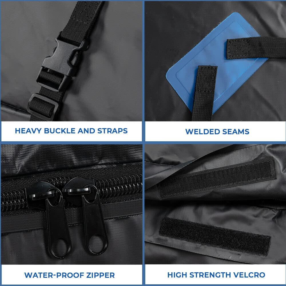 Alpen Outdoor Waterproof Car Roof Top Bag Rack Luggage Cargo Carrier Bag Travel Bag Storage 414L (Bag: 111 X 86 X 43 Cm Mat: 128 X 110 Cm) image number 3