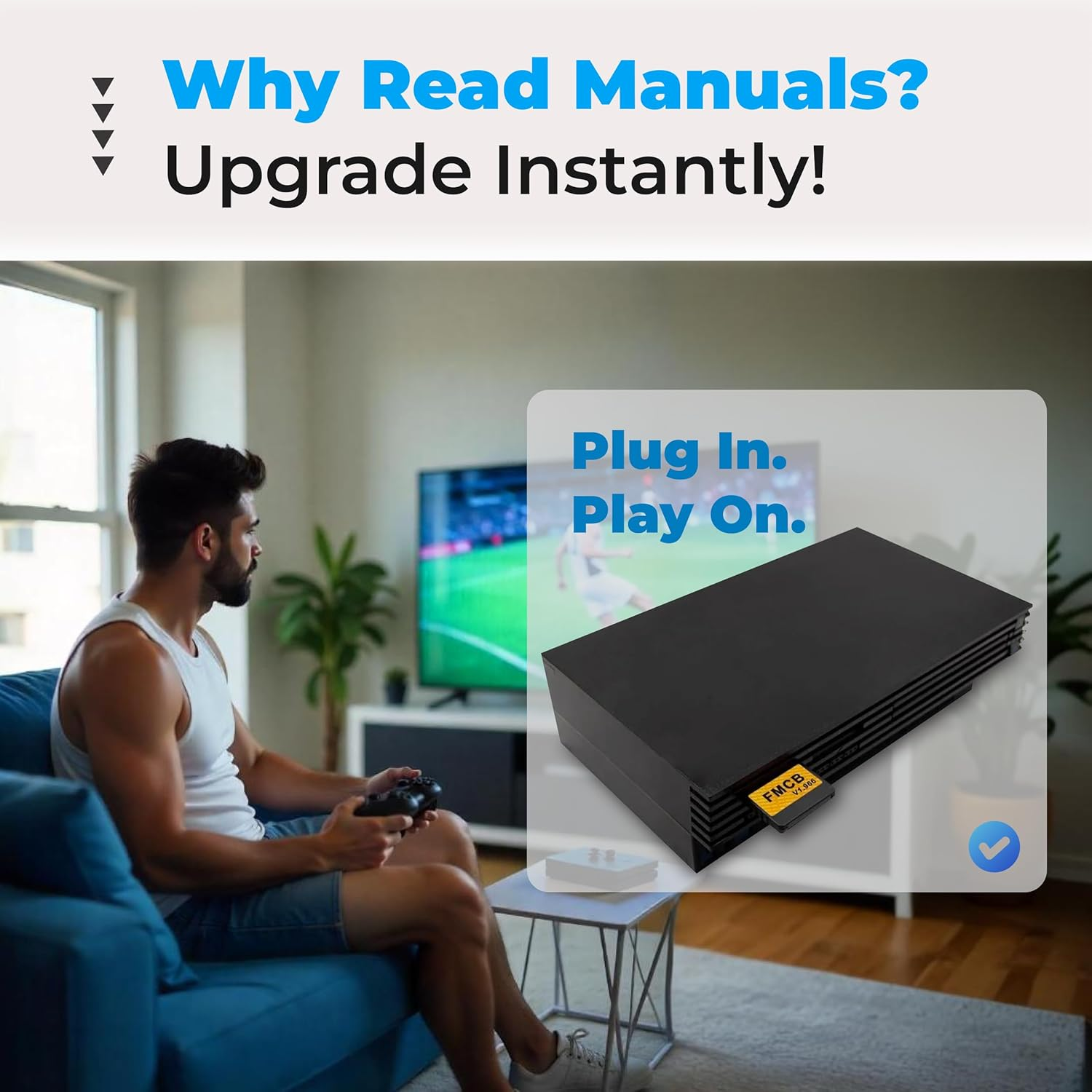 Skywin FMCB Free Mcboot PS2 Memory Card V.1 966-64 MB Memory Card for PS2 Playstation 2 Games in USB Hard Drive or Hard Disk image number 6