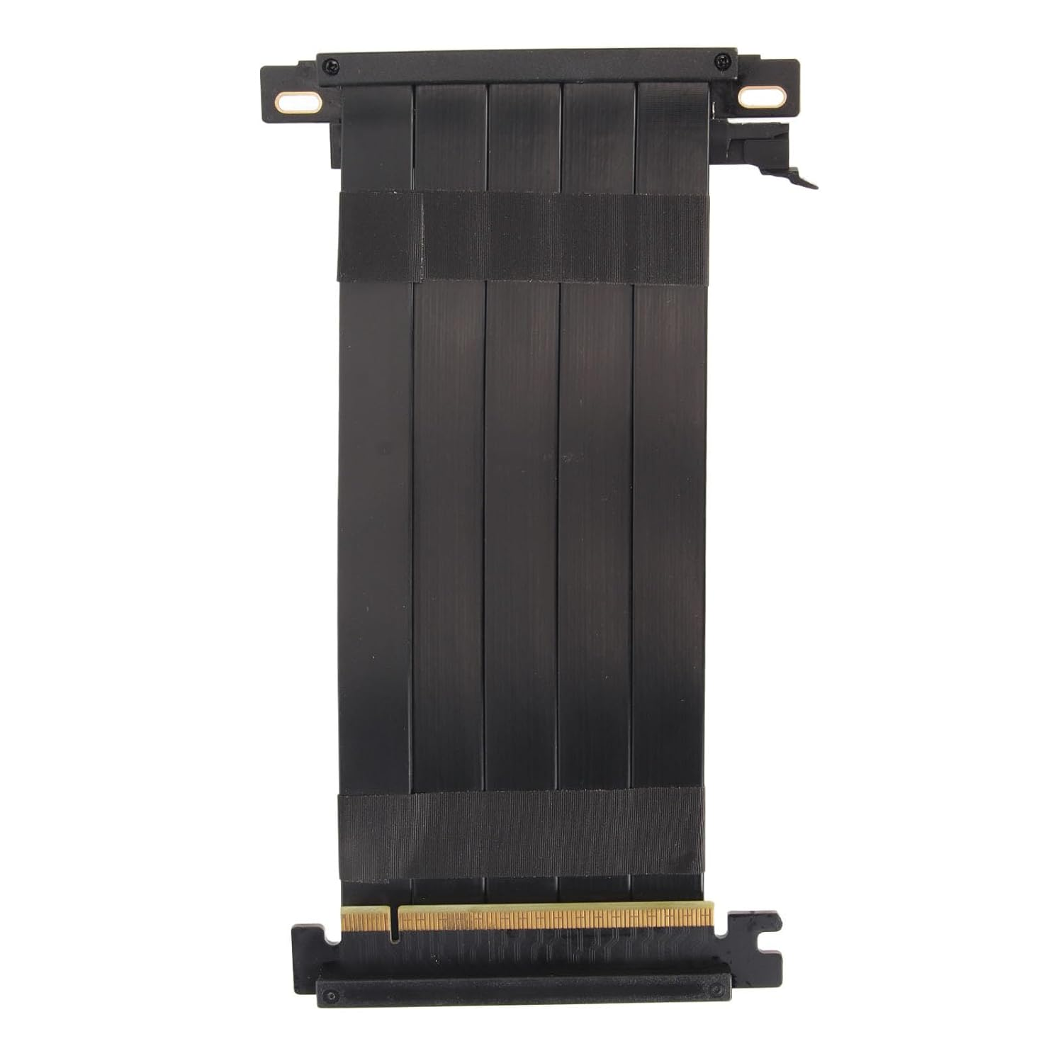 PCIE 4.0 X16 Extender Riser Cable, 180 Degree Graphics Card Extension Cable High Speed Electromagnetic Interference Shielding for RX 7600 for RX 7800 XT (40Cm) image number 2