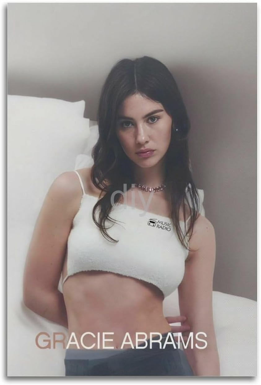 Gracie Abrams_0 Gracie Abrams Poster Poster Canvas Painting Wall Art Picture Home Decor Print for Bedroom Living Room Dorm Study Bar Office 16X24Inch(40X60Cm) Unframe-Style
