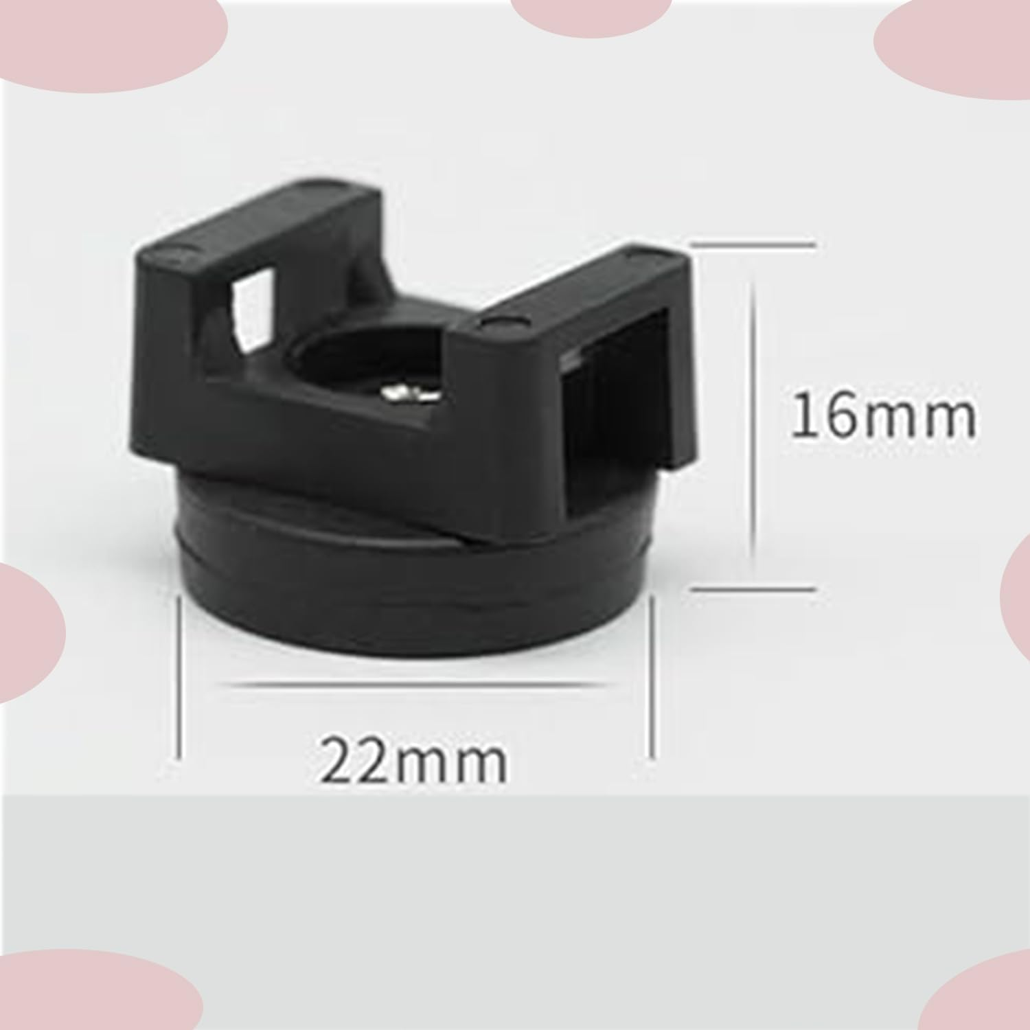 Roczential Magnetic Cable Zip Tie Mount Kit, Magnetic Zip Tie Mount, Magnetics Wire Holder, Strong Magnetics Wire Mounts Base with Nylon Zips Ties, for Cable Management (10Pcs,) (22Mm) image number 6