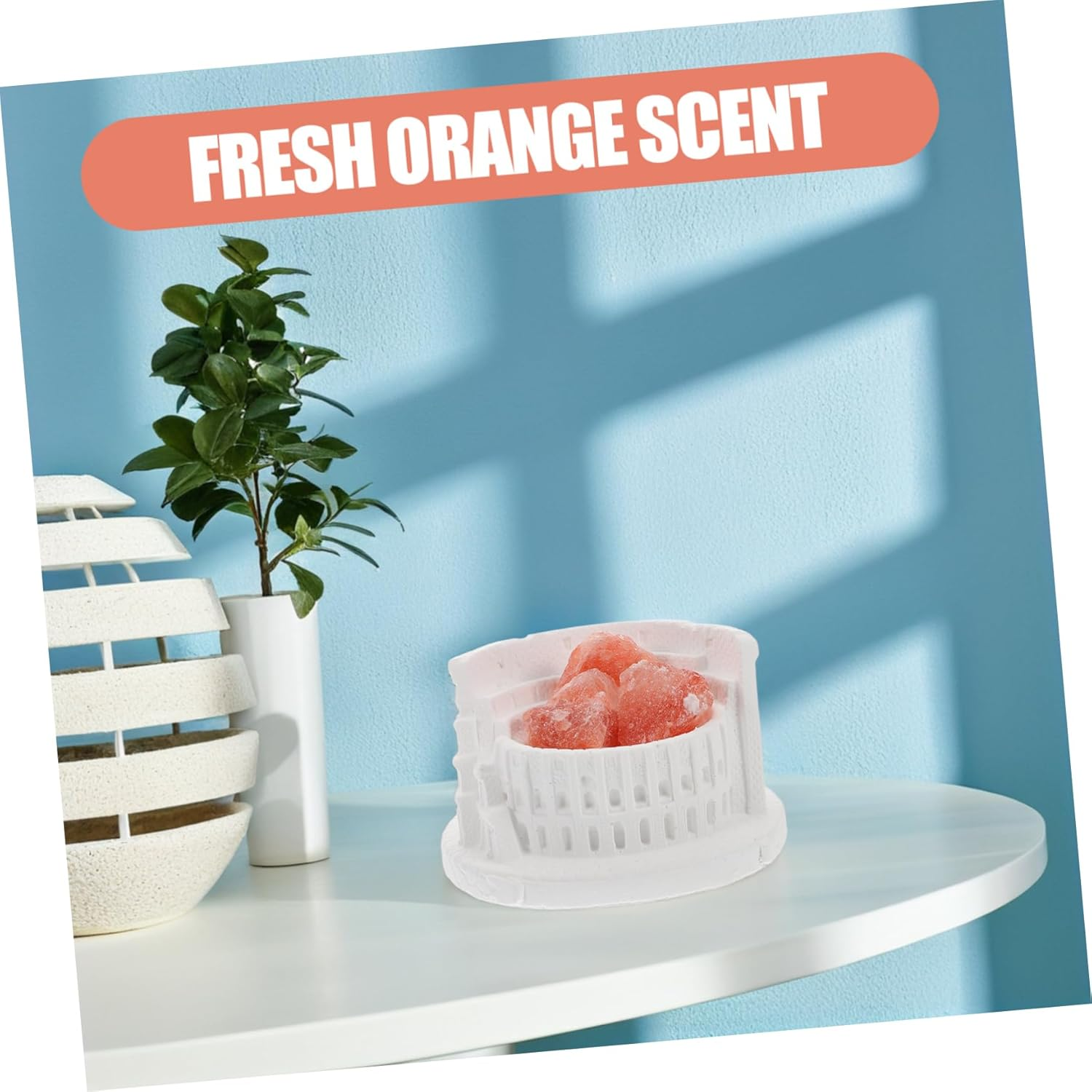 FOMIYES 1Set Salt Crystal Aromatherapy Diffuser Stone for Home Office and Car Handmade Fragrance Stone for Relaxation and Calming Ambiance image number 5