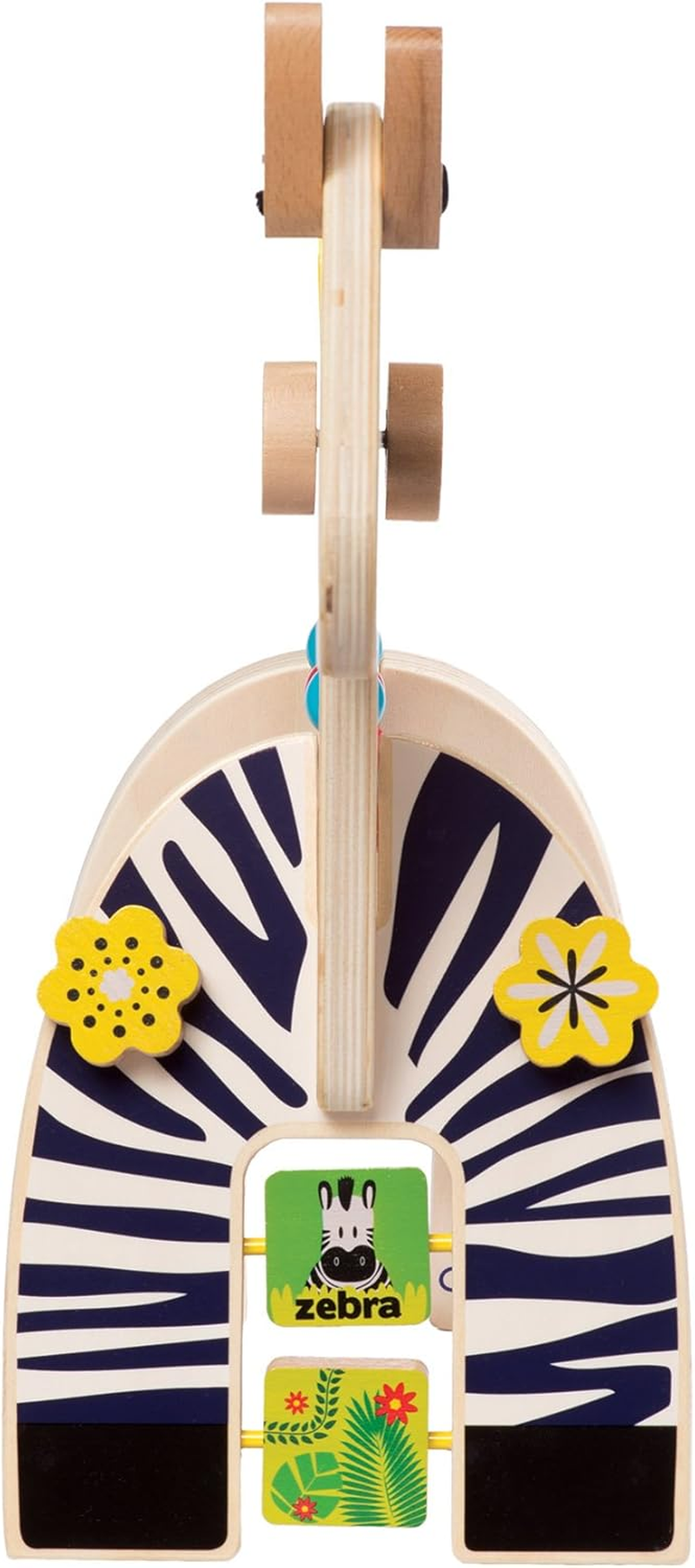 Manhattan Toy Safari Wooden Toddler Activity Toy for Ages 1 Year and up (Zebra) image number 3