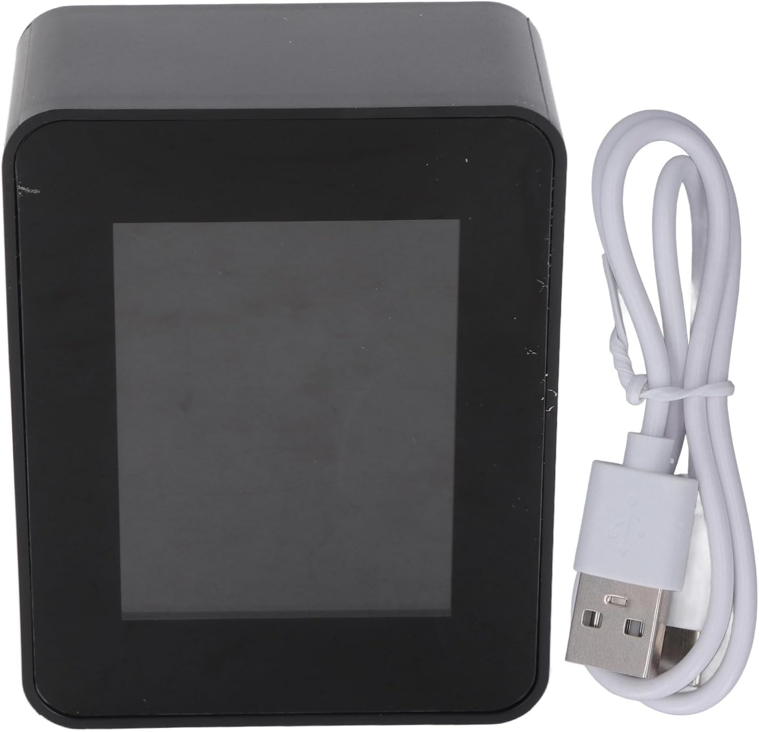 Air Quality Detector, Air Quality Monitor Indoor, Black CO2 Carbon Dioxide Detector LCD TVOC HCHO Temperature Humidity Air Quality Meter image number 3